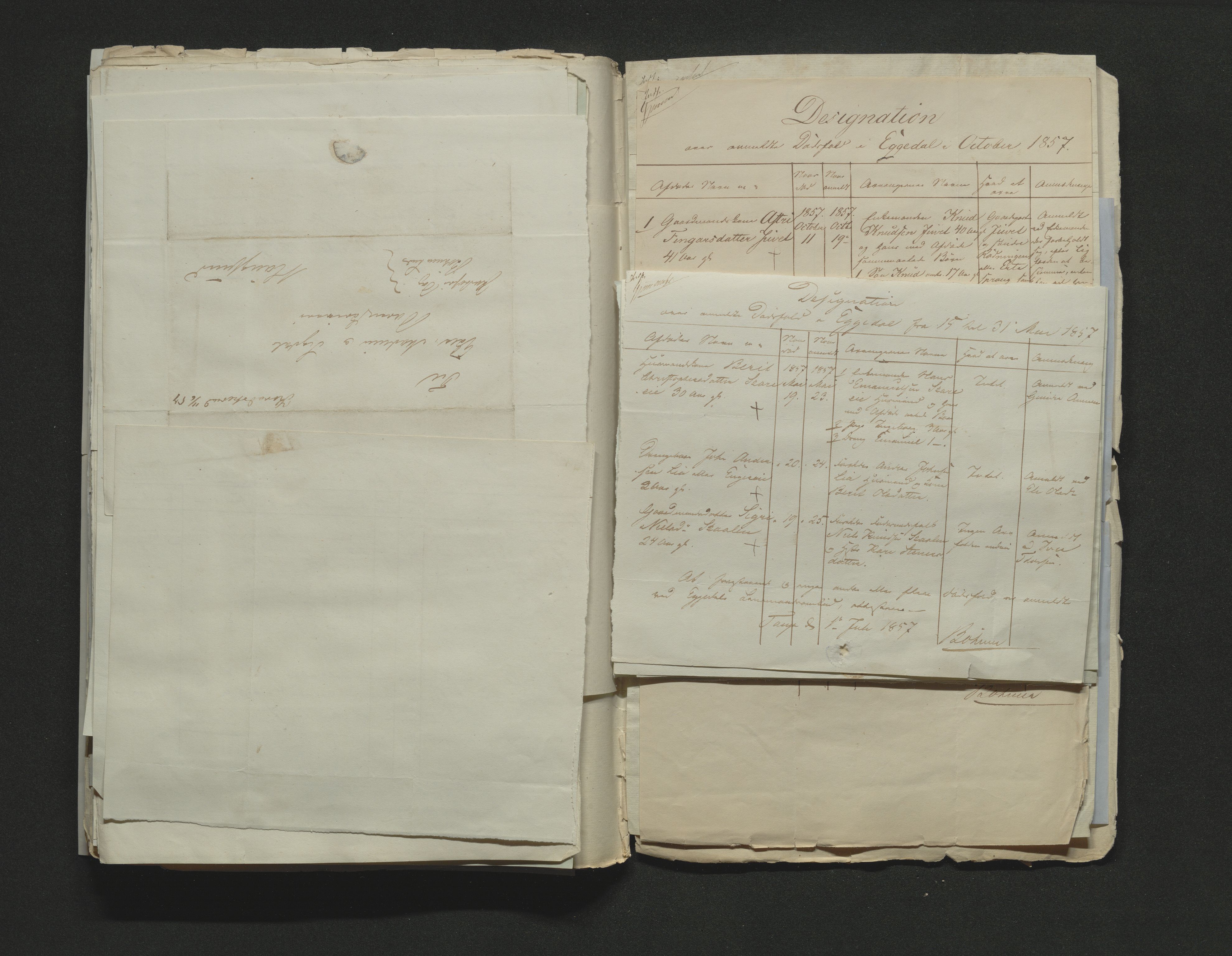 Eiker, Modum og Sigdal sorenskriveri, AV/SAKO-A-123/H/Ha/Hab/L0009: Dødsfallsmeldinger, 1854-1857, s. 511