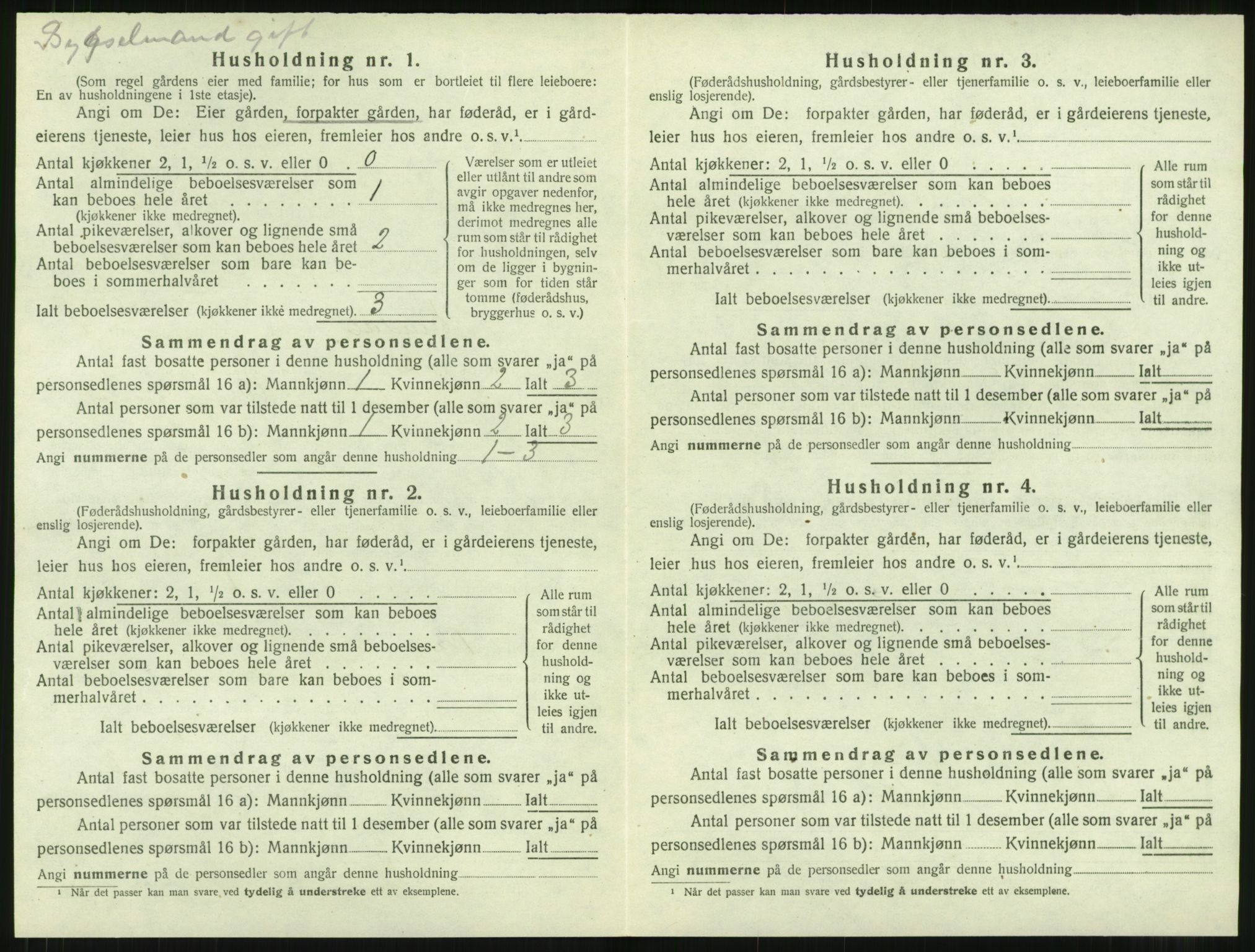 SAT, Folketelling 1920 for 1567 Rindal herred, 1920, s. 329