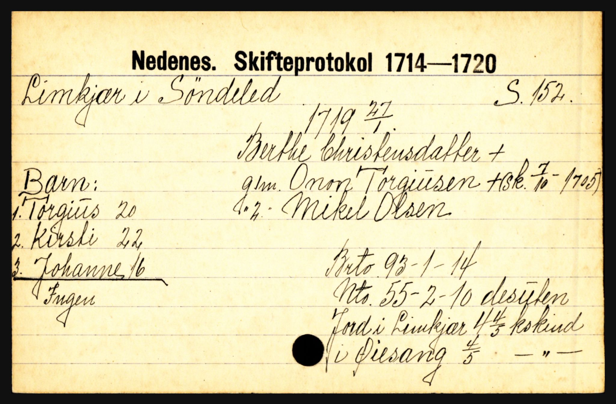 Nedenes sorenskriveri før 1824, AV/SAK-1221-0007/H, s. 17777