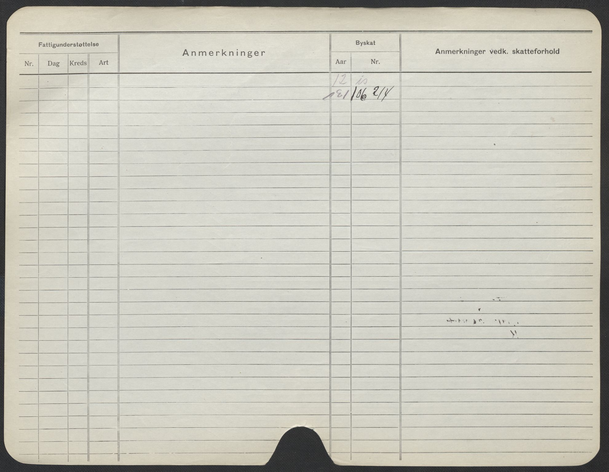 Oslo folkeregister, Registerkort, SAO/A-11715/F/Fa/Fac/L0015: Kvinner, 1906-1914, s. 74b