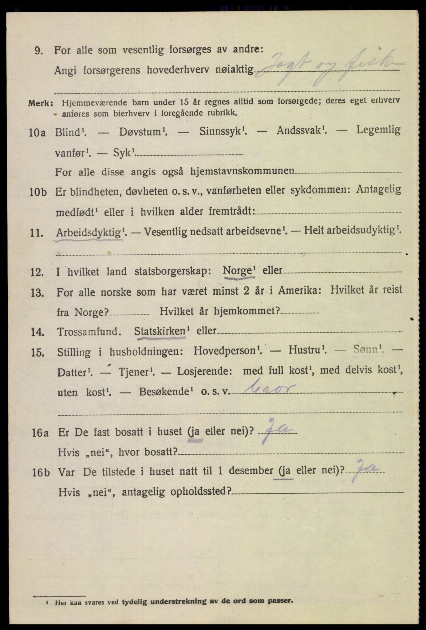 SAH, Folketelling 1920 for 0519 Sør-Fron herred, 1920, s. 1898