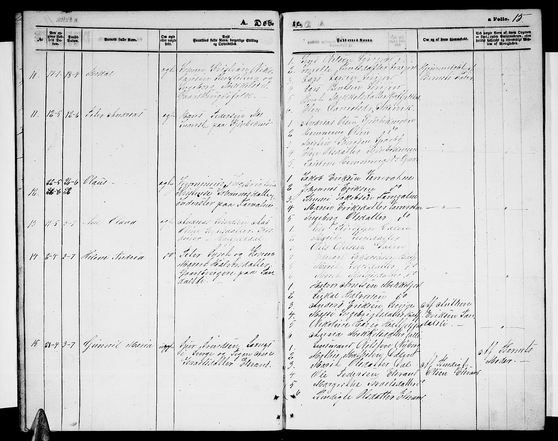 Ministerialprotokoller, klokkerbøker og fødselsregistre - Nordland, AV/SAT-A-1459/823/L0329: Klokkerbok nr. 823C01, 1865-1878, s. 15