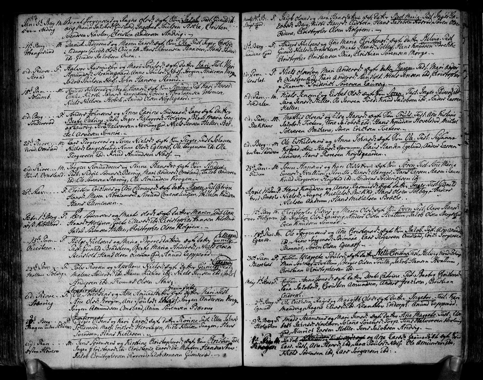 Brunlanes kirkebøker, SAKO/A-342/F/Fa/L0001: Ministerialbok nr. I 1, 1766-1801, s. 147-148