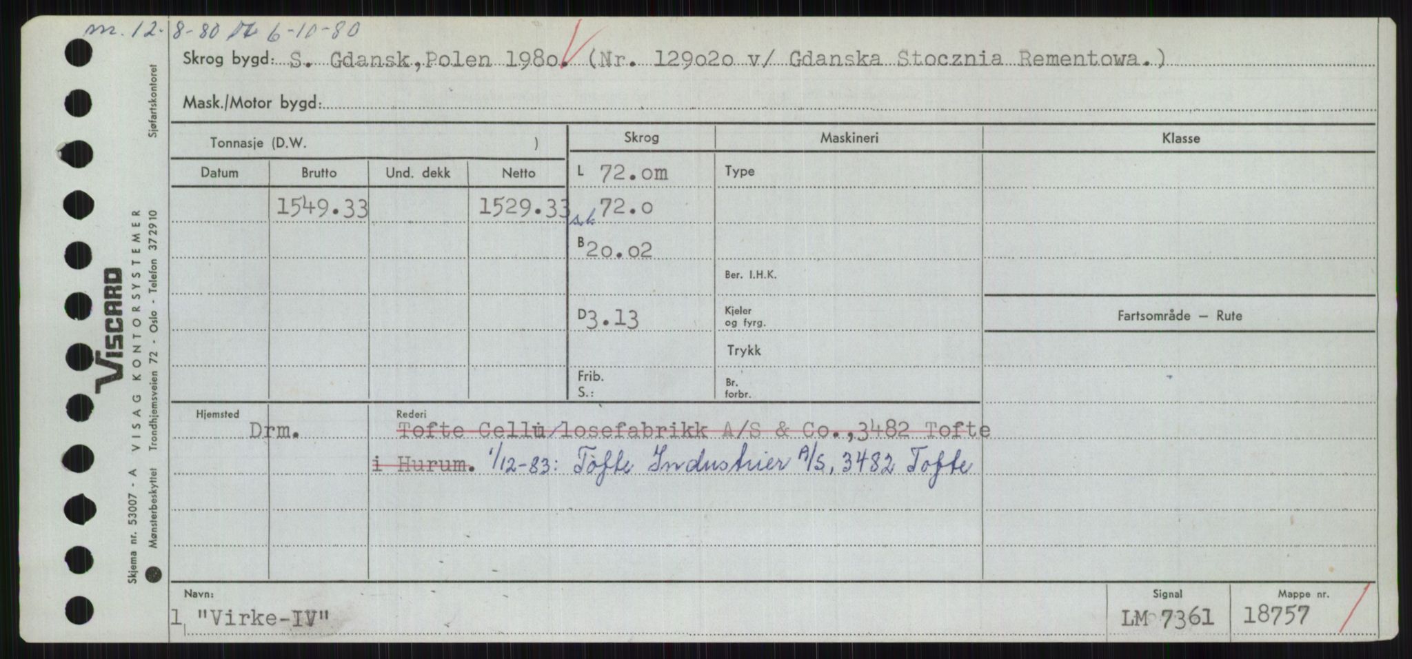 Sjøfartsdirektoratet med forløpere, Skipsmålingen, AV/RA-S-1627/H/Hc/L0001: Lektere, A-Y, s. 637