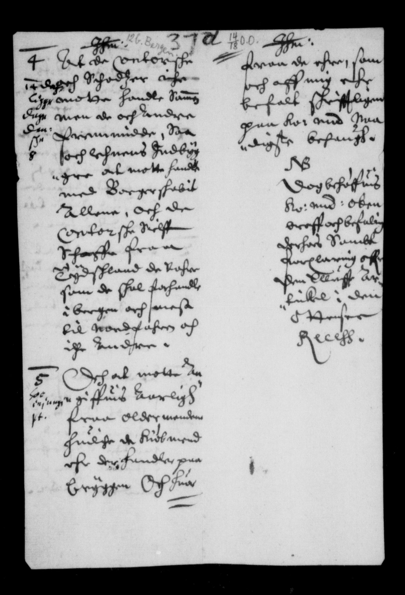 Danske Kanselli, Skapsaker, AV/RA-EA-4061/F/L0055: Skap 14, pakke 18A-18B, litra Ø, 1607-1704, s. 264
