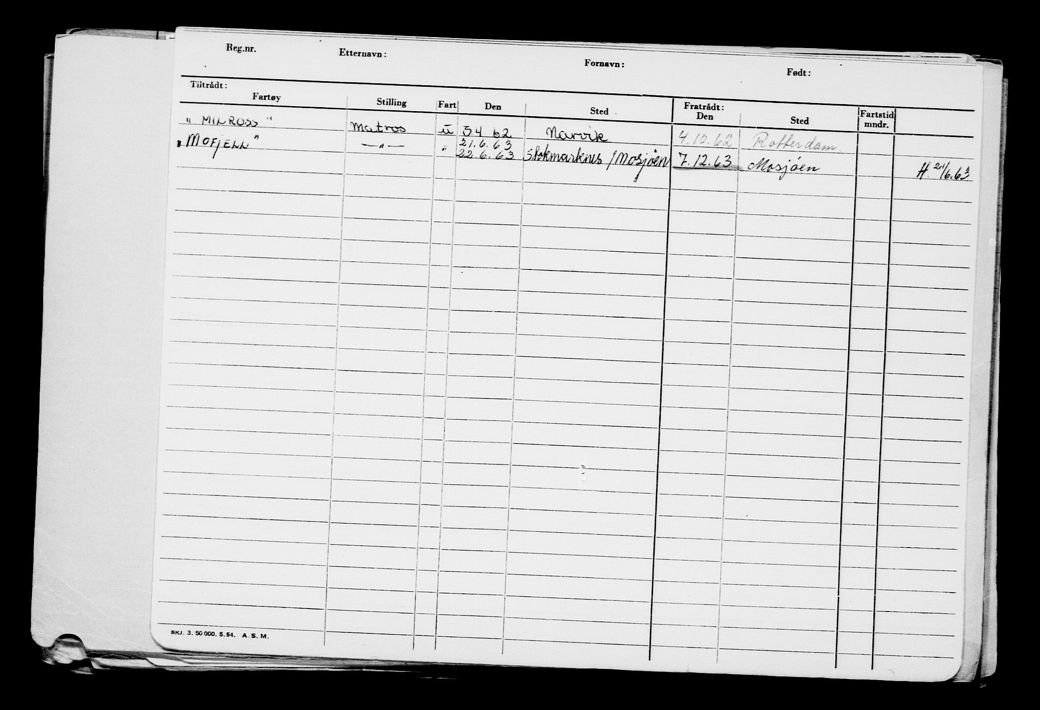 Direktoratet for sjømenn, AV/RA-S-3545/G/Gb/L0049: Hovedkort, 1903, s. 6