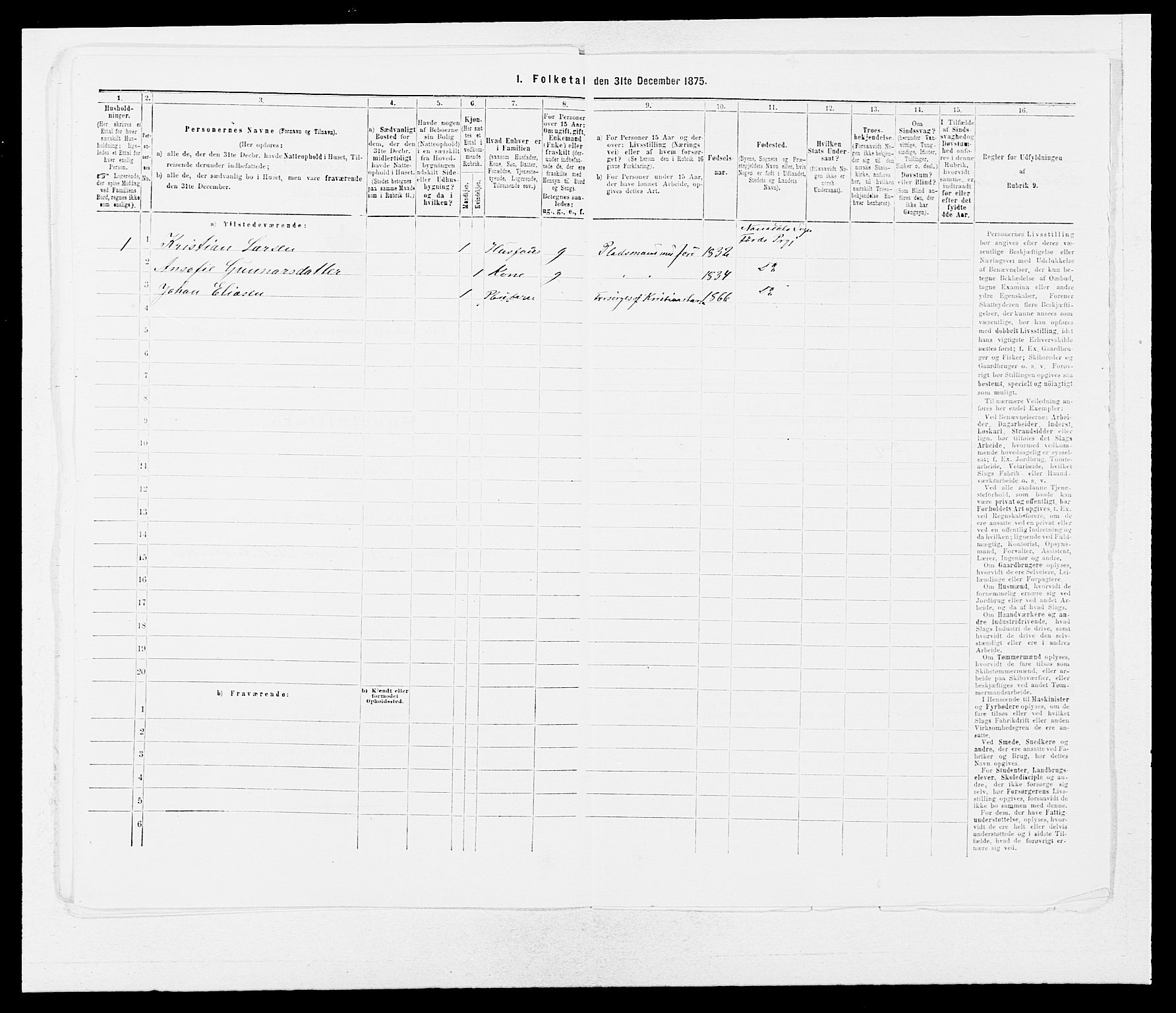 SAB, Folketelling 1875 for 1432P Førde prestegjeld, 1875, s. 1675