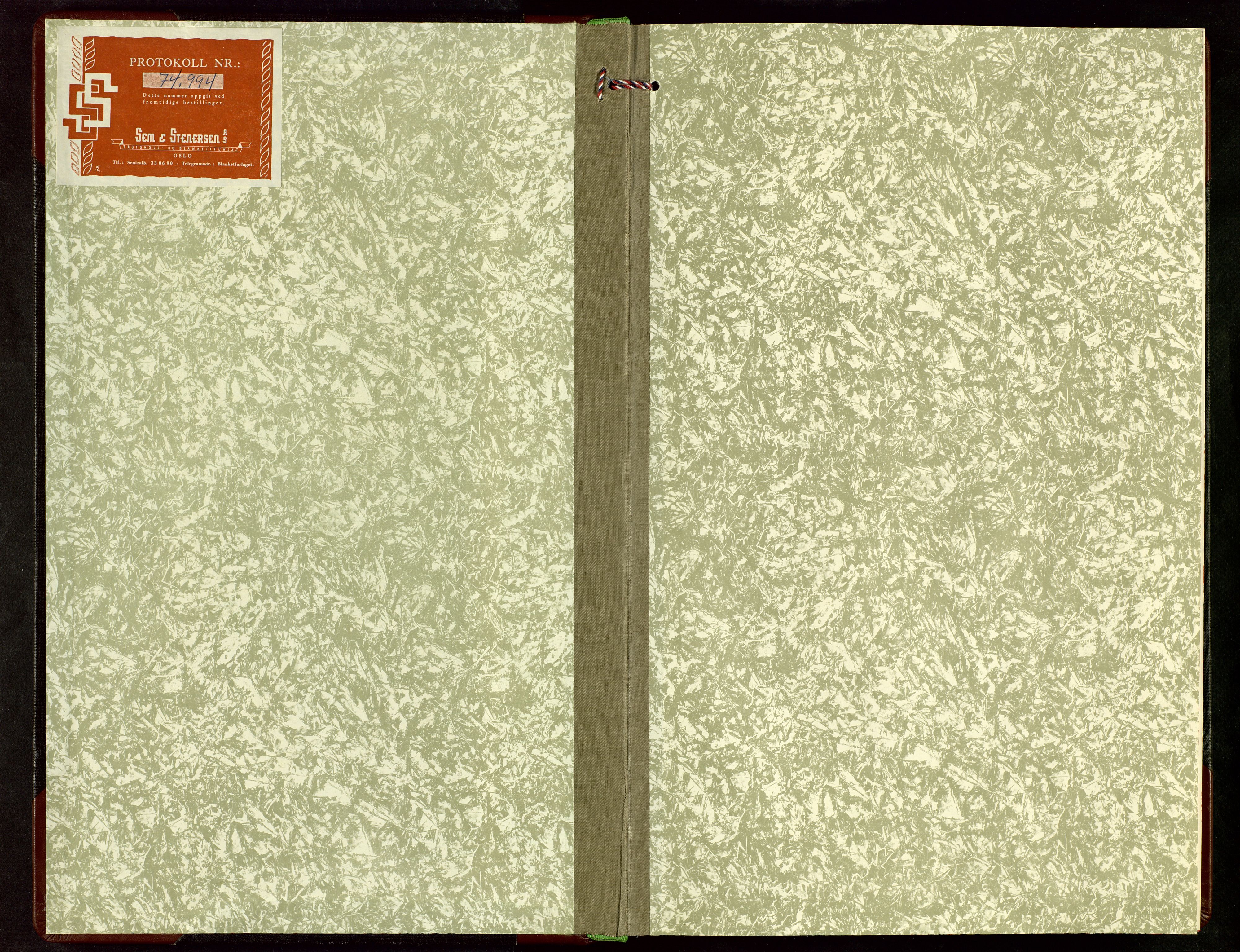 Kopervik sokneprestkontor, SAST/A-101850/H/Ha/Hab/L0013: Klokkerbok nr. B 13, 1971-1973