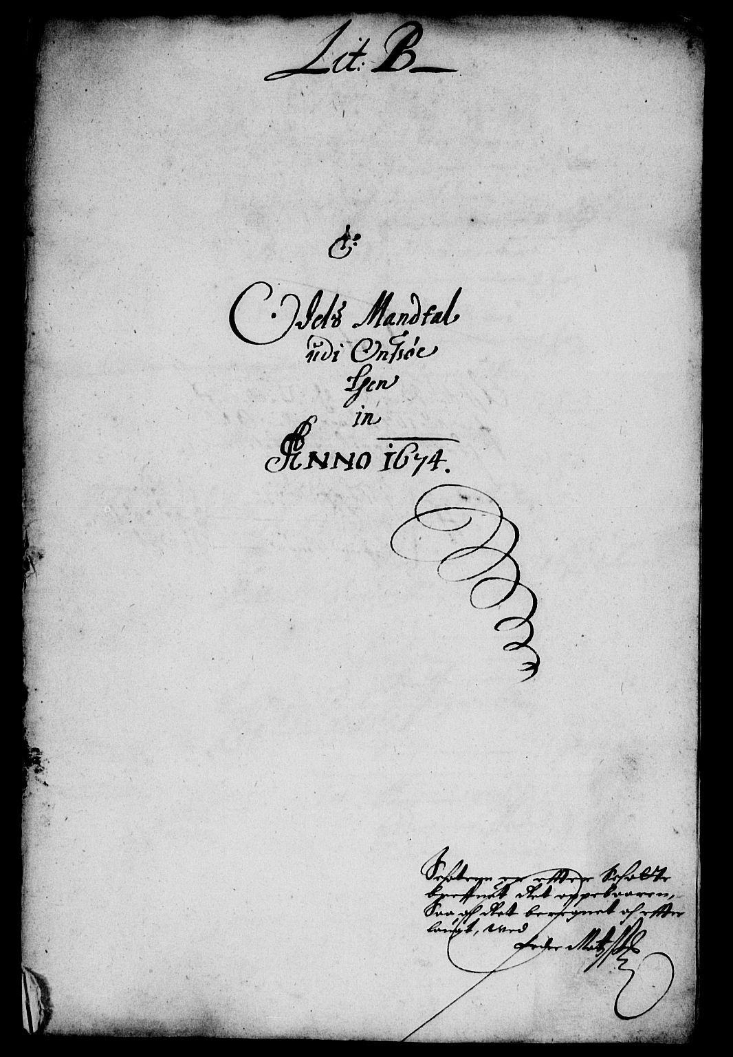 Rentekammeret inntil 1814, Reviderte regnskaper, Lensregnskaper, AV/RA-EA-5023/R/Rb/Rbe/L0004: Onsøy len, 1656-1674