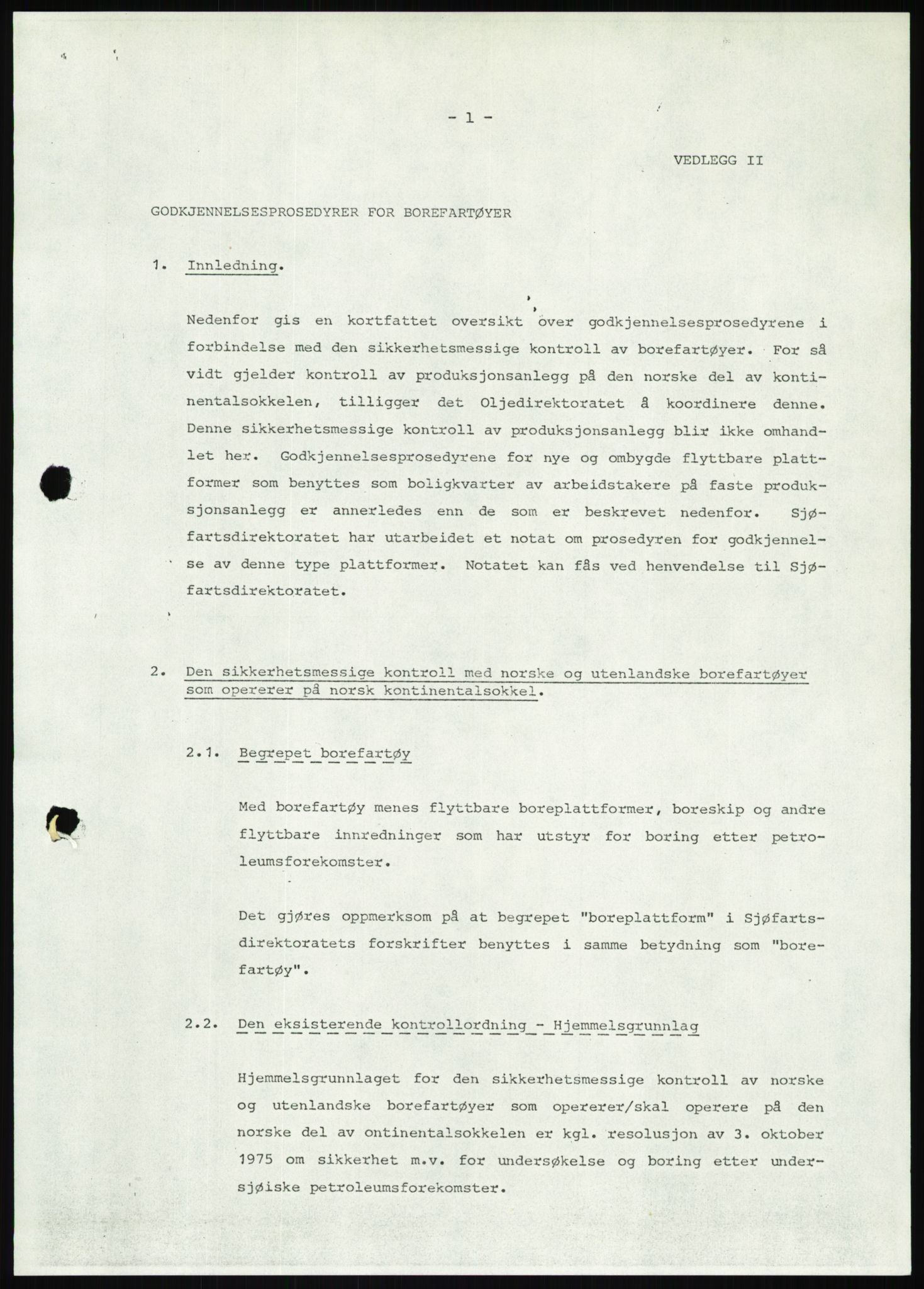 Justisdepartementet, Granskningskommisjonen ved Alexander Kielland-ulykken 27.3.1980, AV/RA-S-1165/D/L0012: H Sjøfartsdirektoratet/Skipskontrollen (Doku.liste + H1-H11, H13, H16-H22 av 52), 1980-1981, s. 19