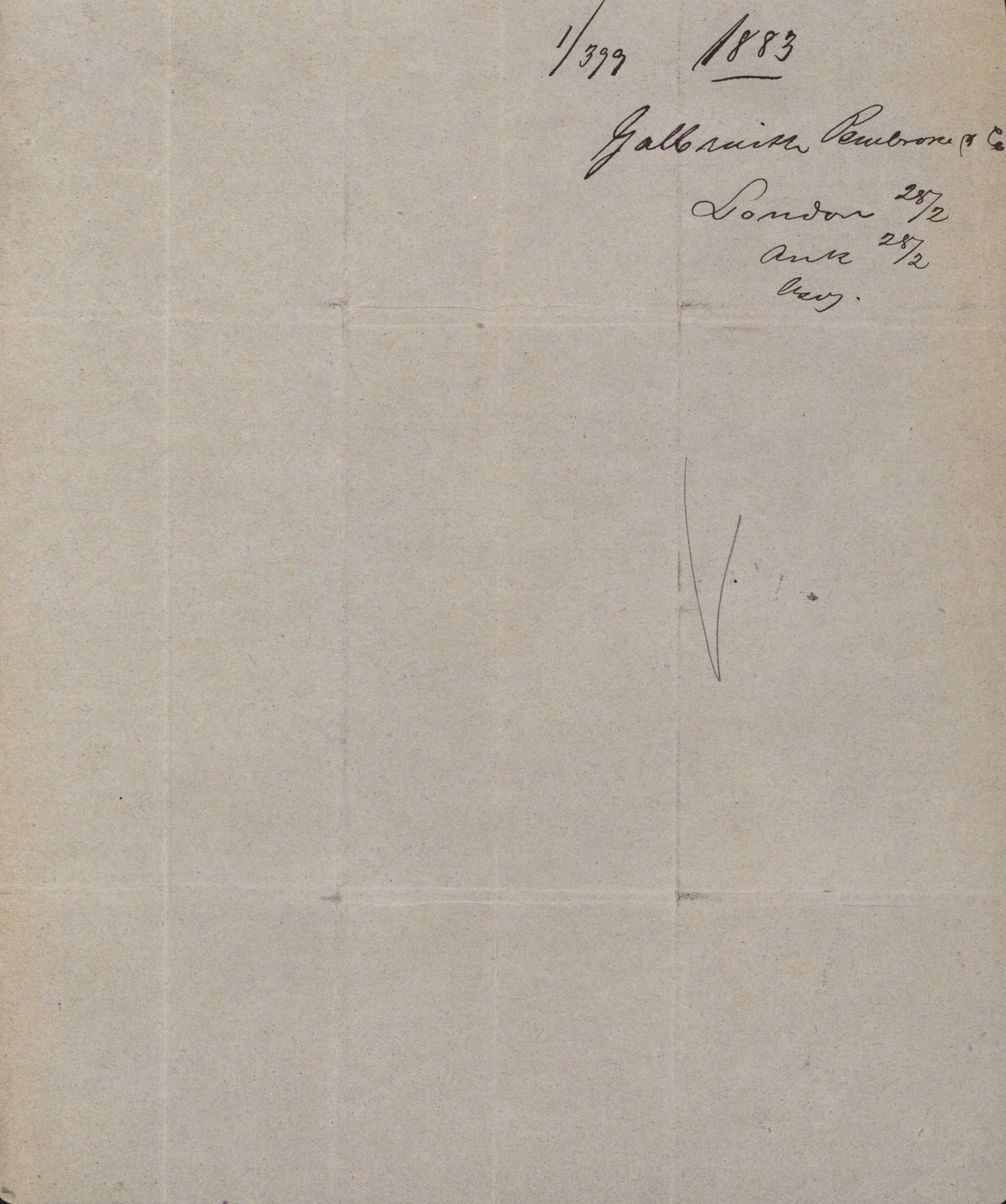 Pa 63 - Østlandske skibsassuranceforening, VEMU/A-1079/G/Ga/L0014/0009: Havaridokumenter / Peter, Olinda, Prinds Chr. August, Poseidon, 1882, s. 35