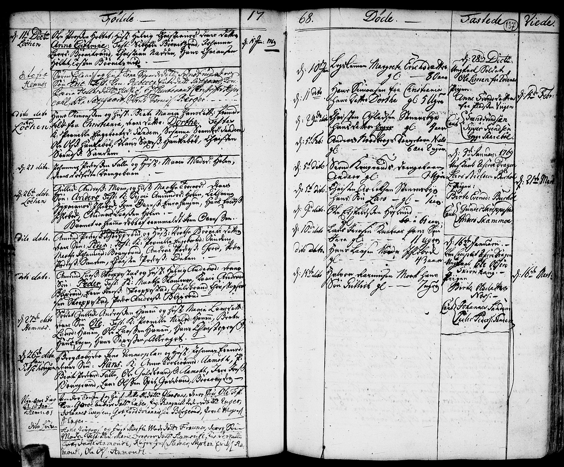 Høland prestekontor Kirkebøker, AV/SAO-A-10346a/F/Fa/L0004: Ministerialbok nr. I 4, 1757-1780, s. 137