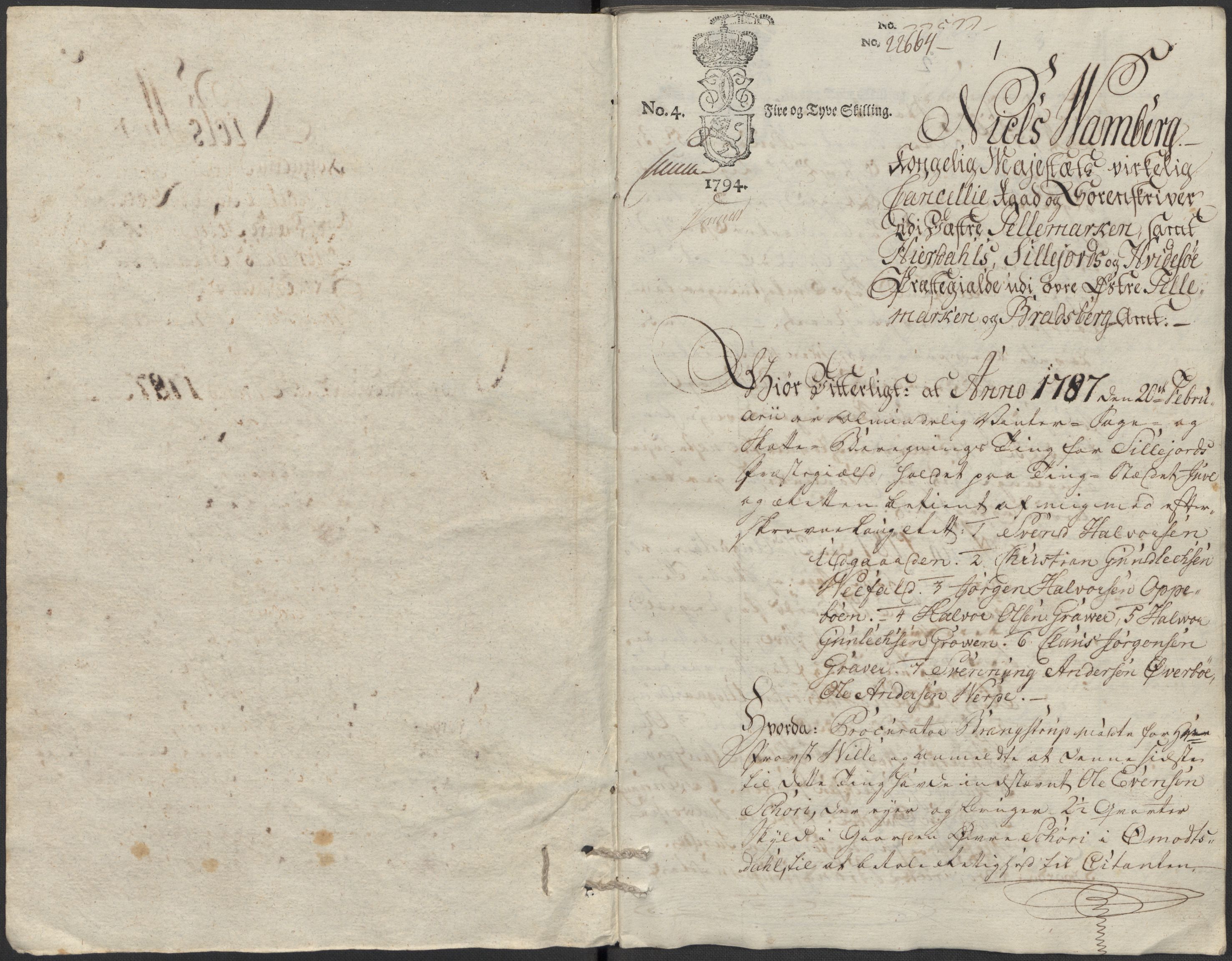 Riksarkivets diplomsamling, AV/RA-EA-5965/F15/L0029: Prestearkiv - Telemark, 1601-1793, s. 23