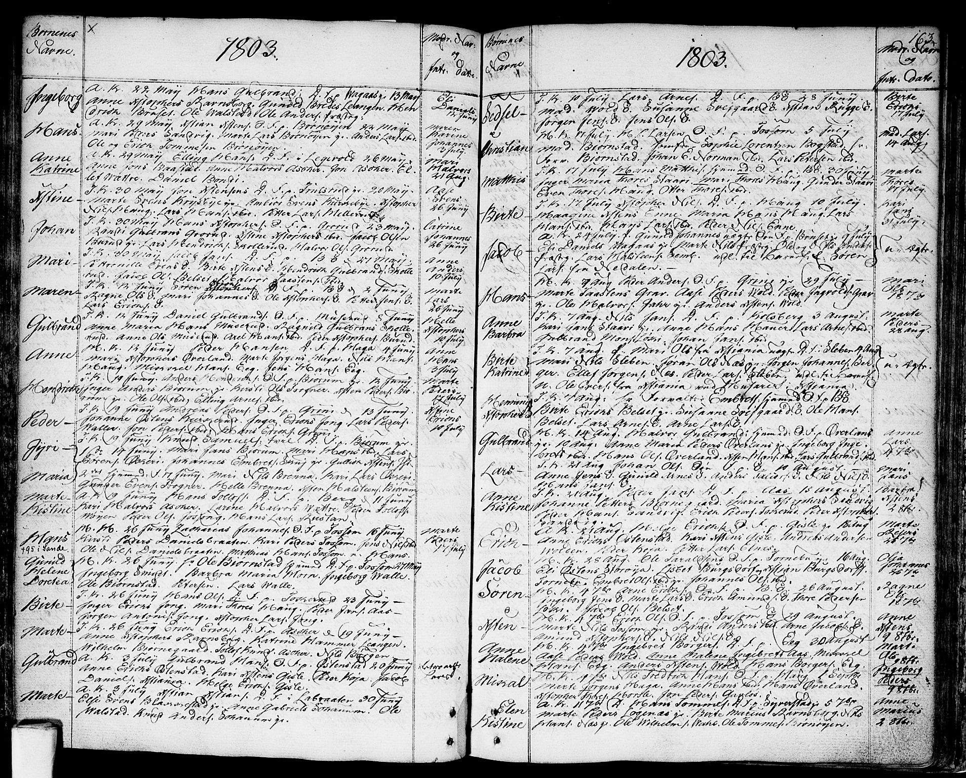 Asker prestekontor Kirkebøker, SAO/A-10256a/F/Fa/L0003: Ministerialbok nr. I 3, 1767-1807, s. 163