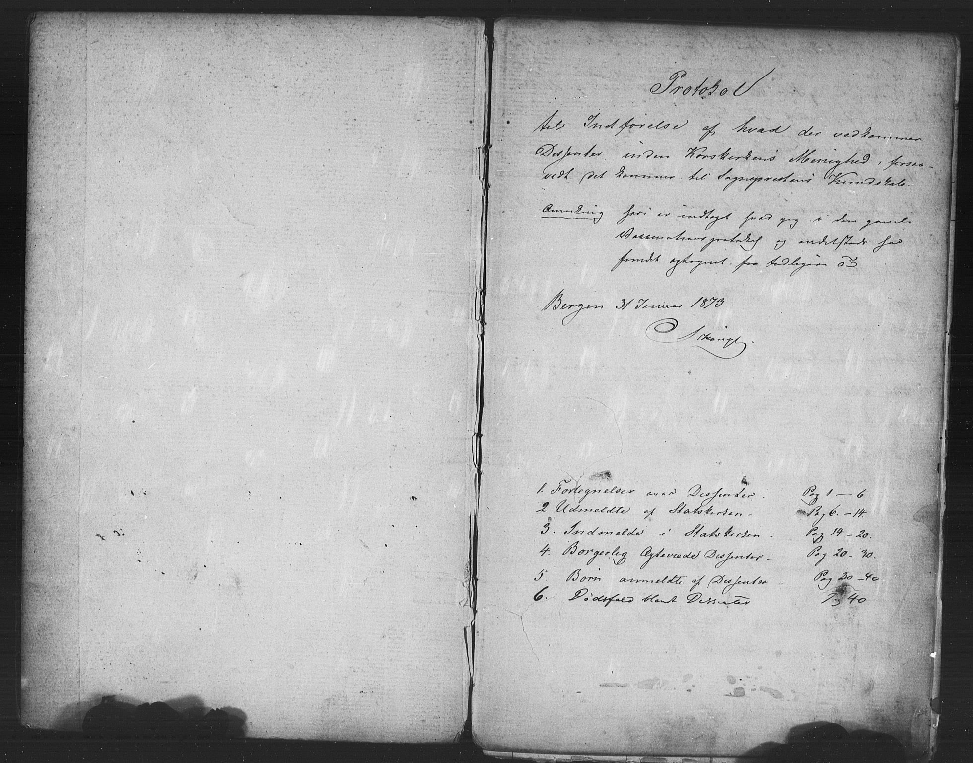 Korskirken sokneprestembete, AV/SAB-A-76101/H/Haa/L0051: Ministerialbok nr. G 1, 1871-1886