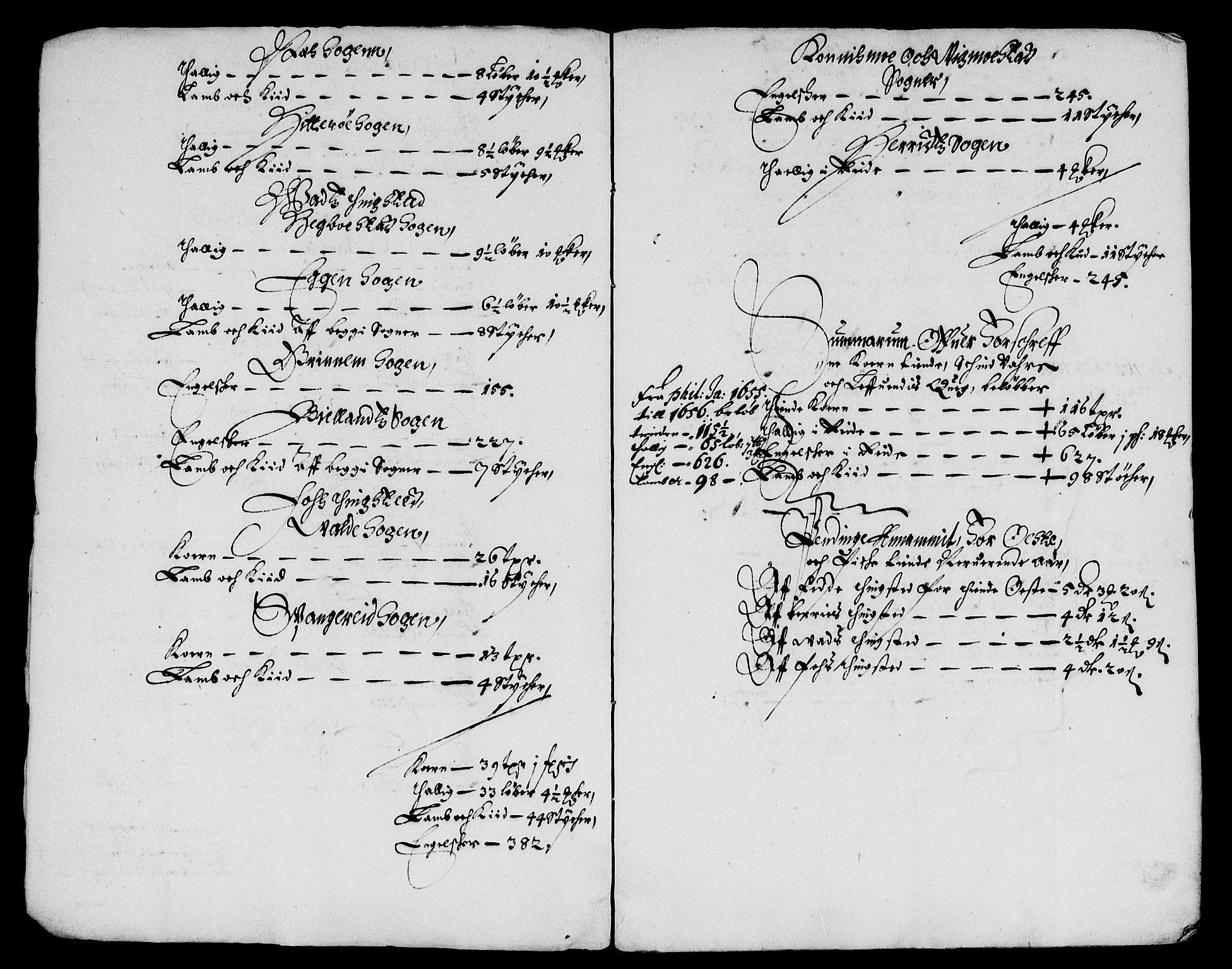 Rentekammeret inntil 1814, Reviderte regnskaper, Lensregnskaper, AV/RA-EA-5023/R/Rb/Rbr/L0021: Lista len, 1655-1659