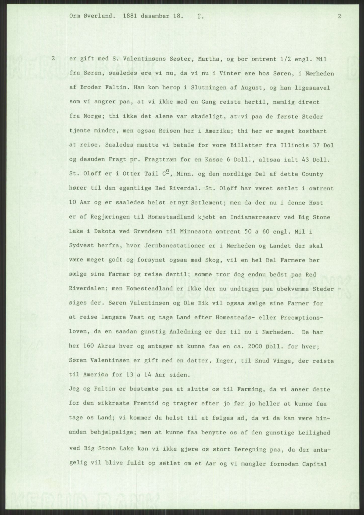 Samlinger til kildeutgivelse, Amerikabrevene, AV/RA-EA-4057/F/L0030: Innlån fra Rogaland: Vatnaland - Øverland, 1838-1914, s. 671