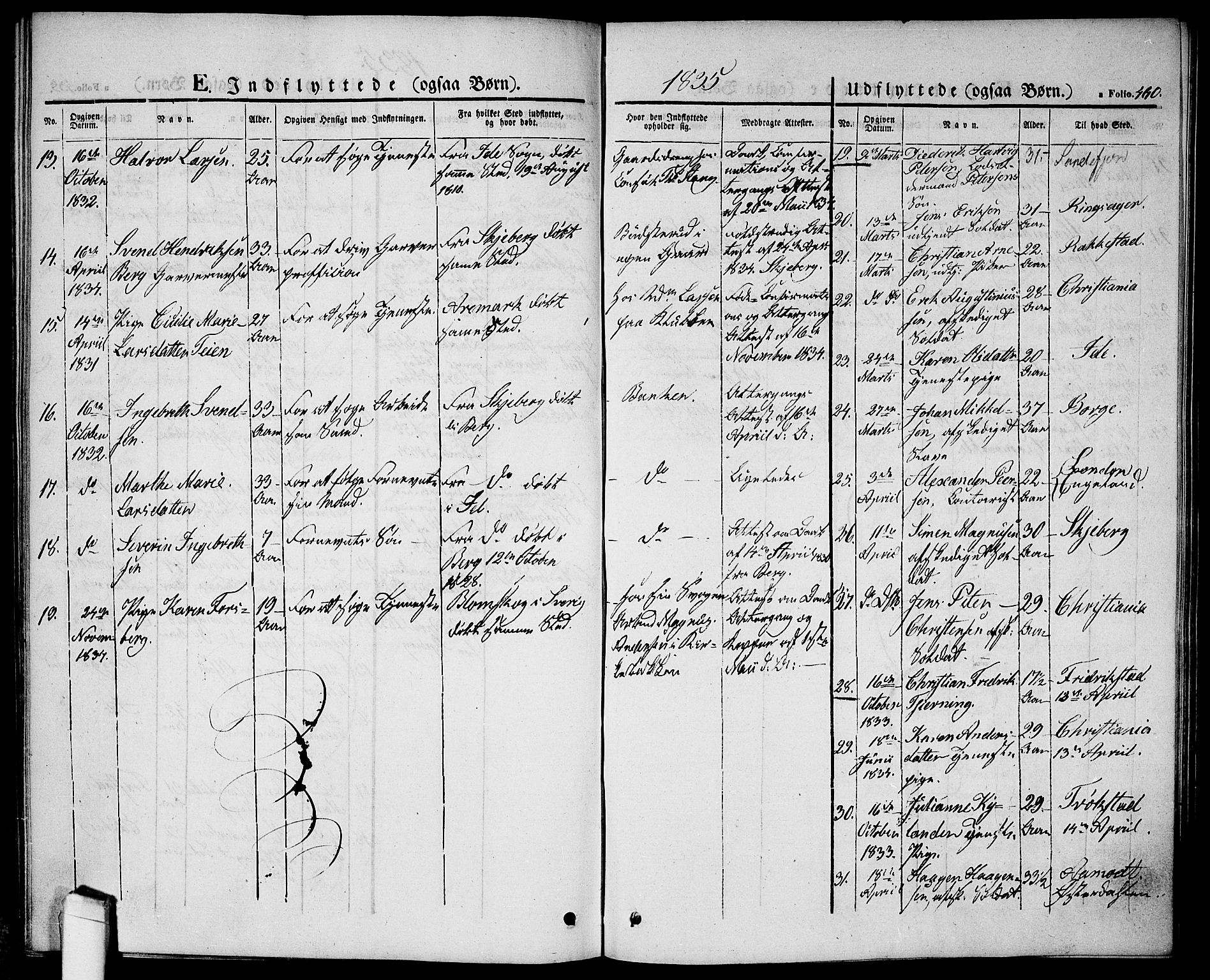 Halden prestekontor Kirkebøker, AV/SAO-A-10909/G/Ga/L0003: Klokkerbok nr. 3, 1834-1844, s. 440
