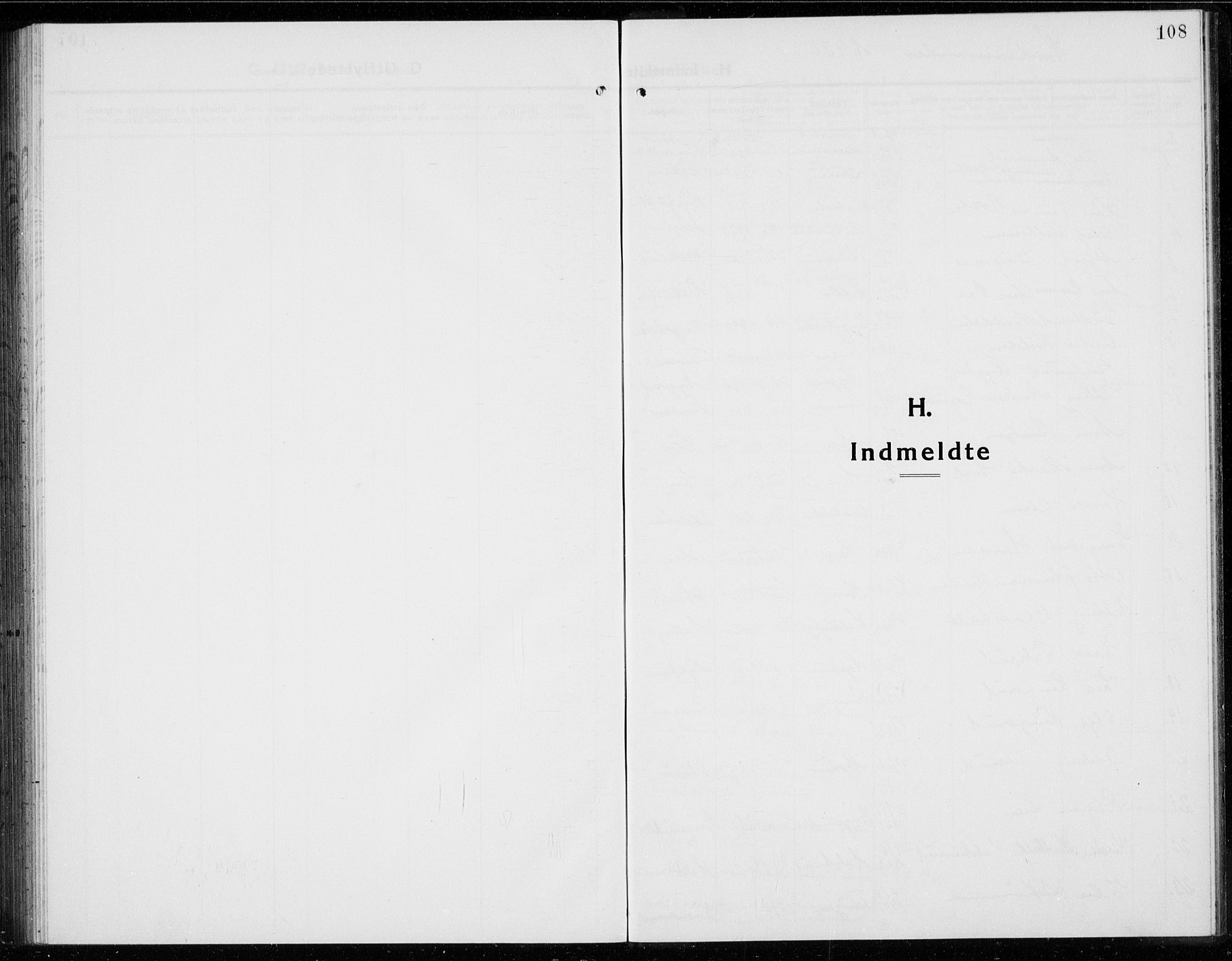 Ådal kirkebøker, SAKO/A-248/G/Gc/L0003: Klokkerbok nr. III 3, 1920-1938, s. 108