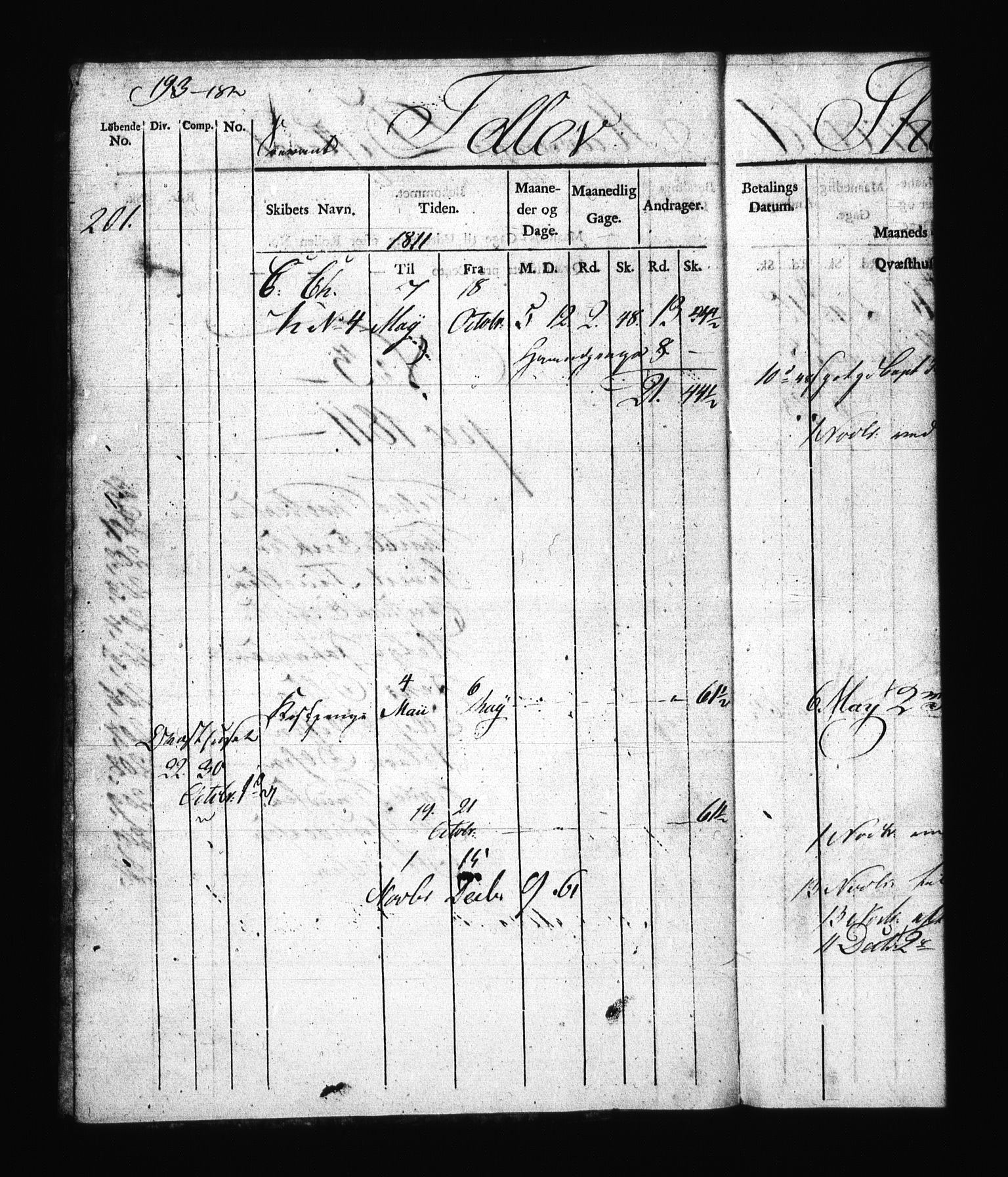 Sjøetaten, AV/RA-EA-3110/F/L0298: Stavanger distrikt, bind 3, 1811