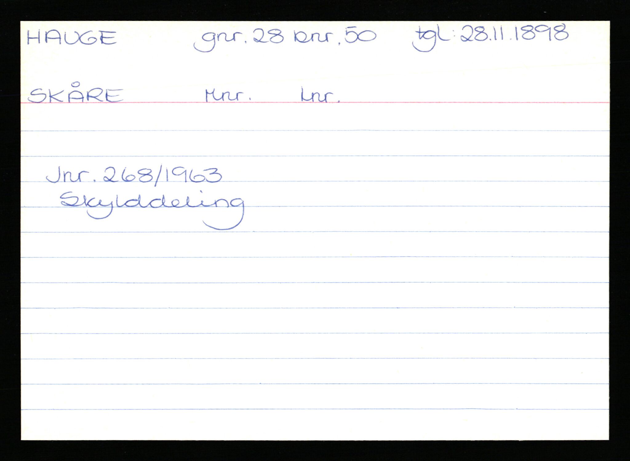 Statsarkivet i Stavanger, AV/SAST-A-101971/03/Y/Yk/L0015: Registerkort sortert etter gårdsnavn: Haneberg - Haugland nedre, 1750-1930, s. 458