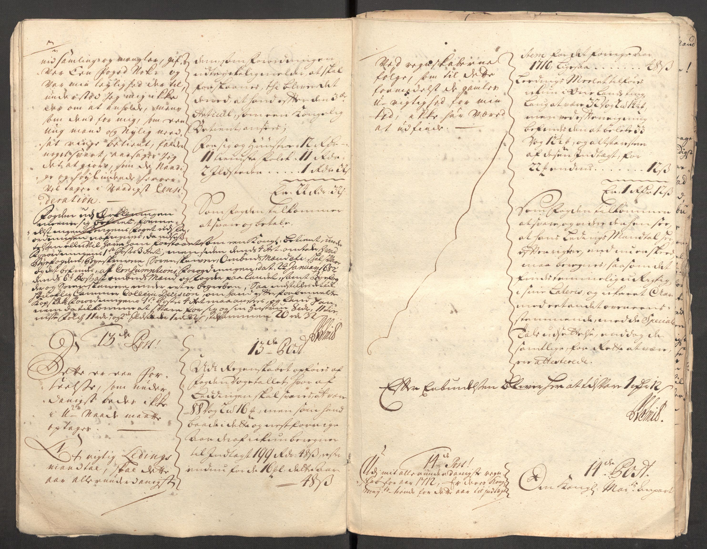 Rentekammeret inntil 1814, Reviderte regnskaper, Fogderegnskap, RA/EA-4092/R57/L3860: Fogderegnskap Fosen, 1711, s. 232