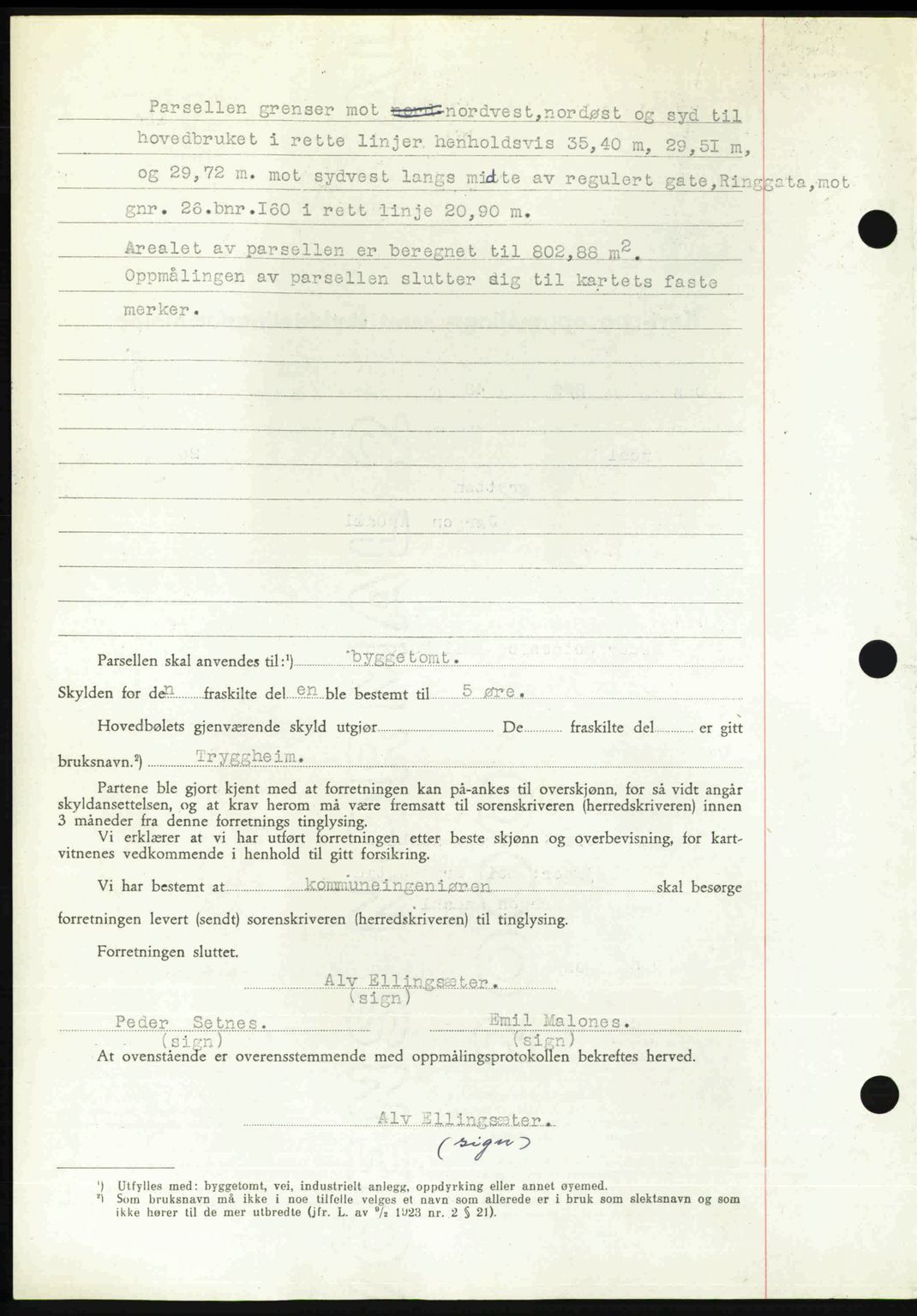 Romsdal sorenskriveri, AV/SAT-A-4149/1/2/2C: Pantebok nr. A27, 1948-1948, Dagboknr: 2393/1948