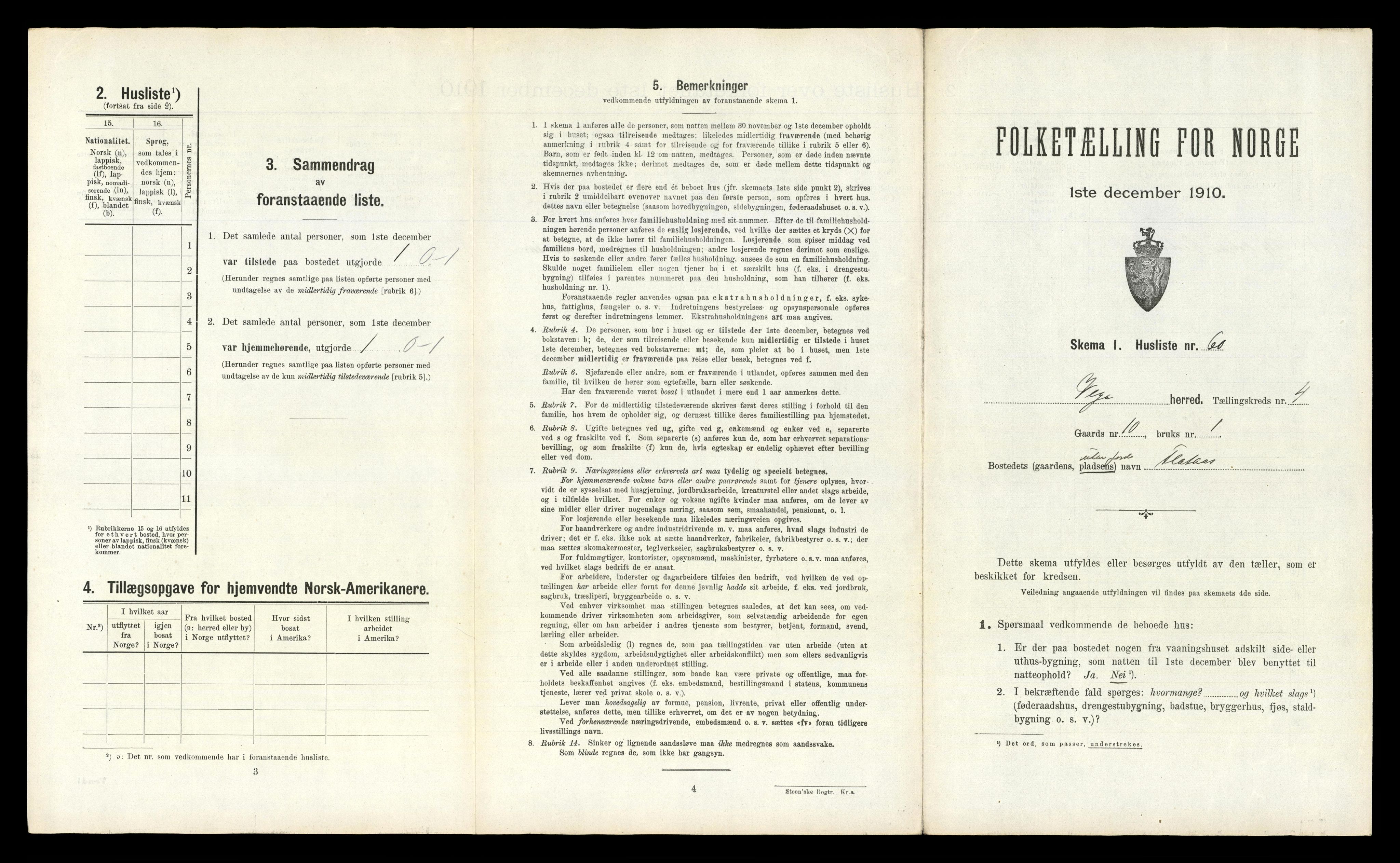 RA, Folketelling 1910 for 1815 Vega herred, 1910, s. 410