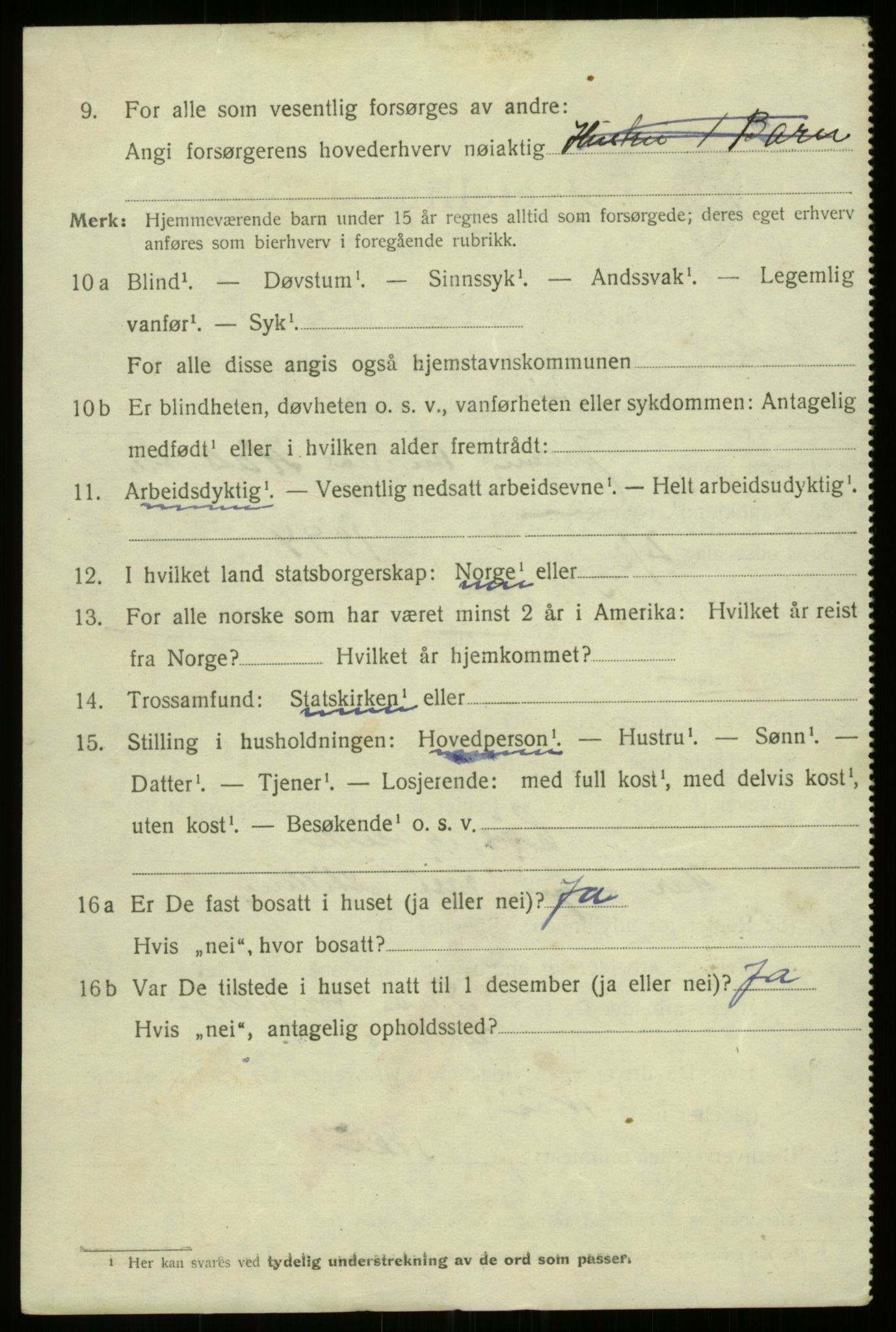 SAB, Folketelling 1920 for 1301 Bergen kjøpstad, 1920, s. 206529