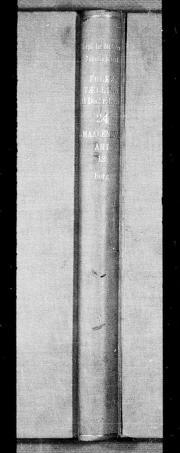 RA, Folketelling 1865 for 0116P Berg prestegjeld, 1865, s. 2