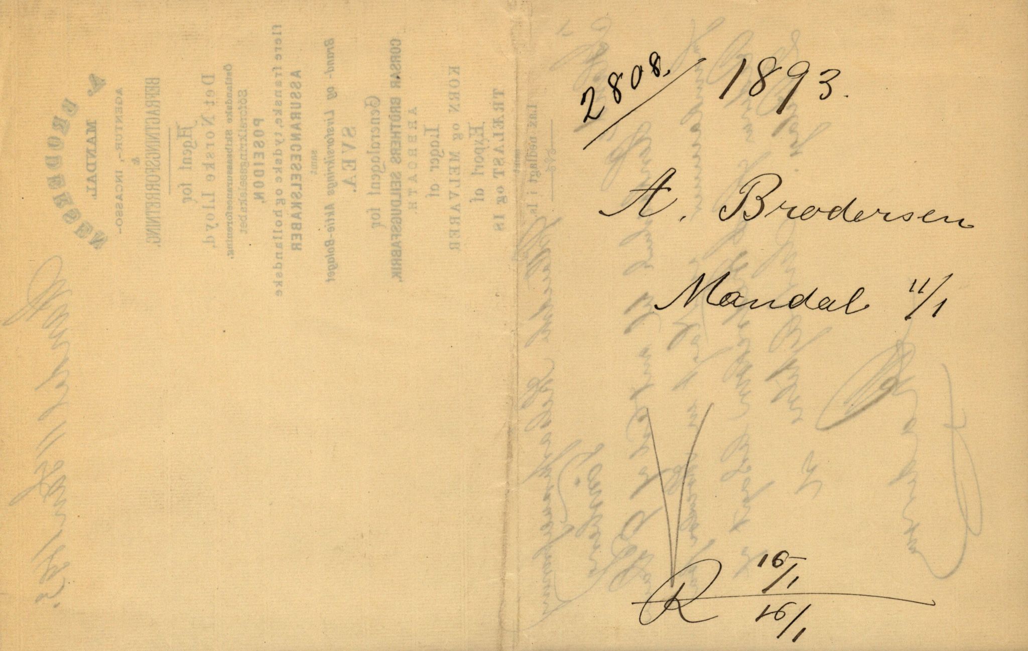 Pa 63 - Østlandske skibsassuranceforening, VEMU/A-1079/G/Ga/L0030/0001: Havaridokumenter / Leif, Korsvei, Margret, Mangerton, Mathilde, Island, Andover, 1893, s. 211