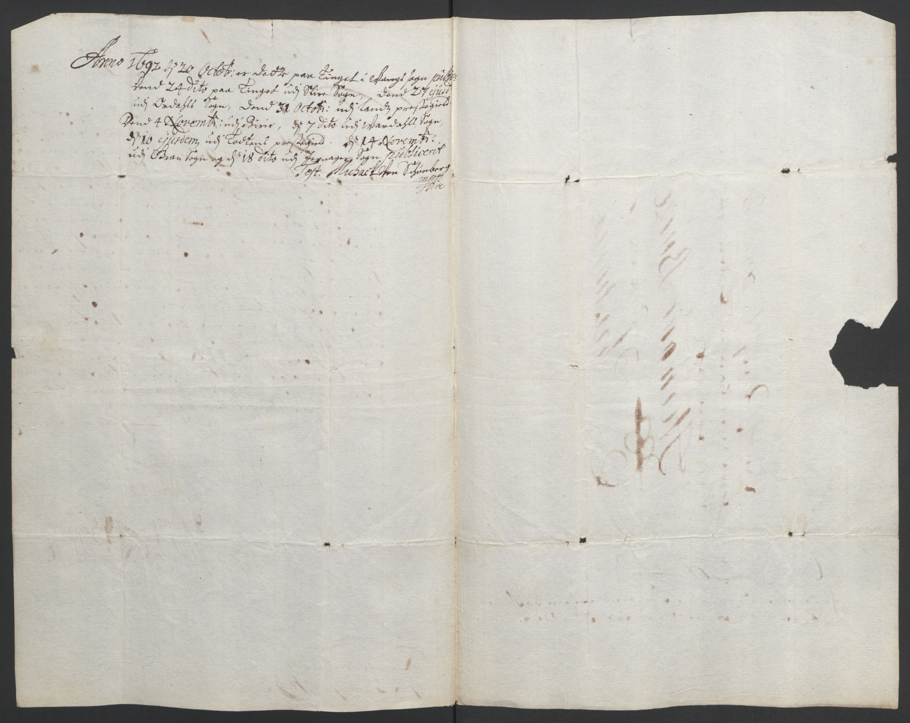 Rentekammeret inntil 1814, Reviderte regnskaper, Fogderegnskap, RA/EA-4092/R18/L1291: Fogderegnskap Hadeland, Toten og Valdres, 1692, s. 9