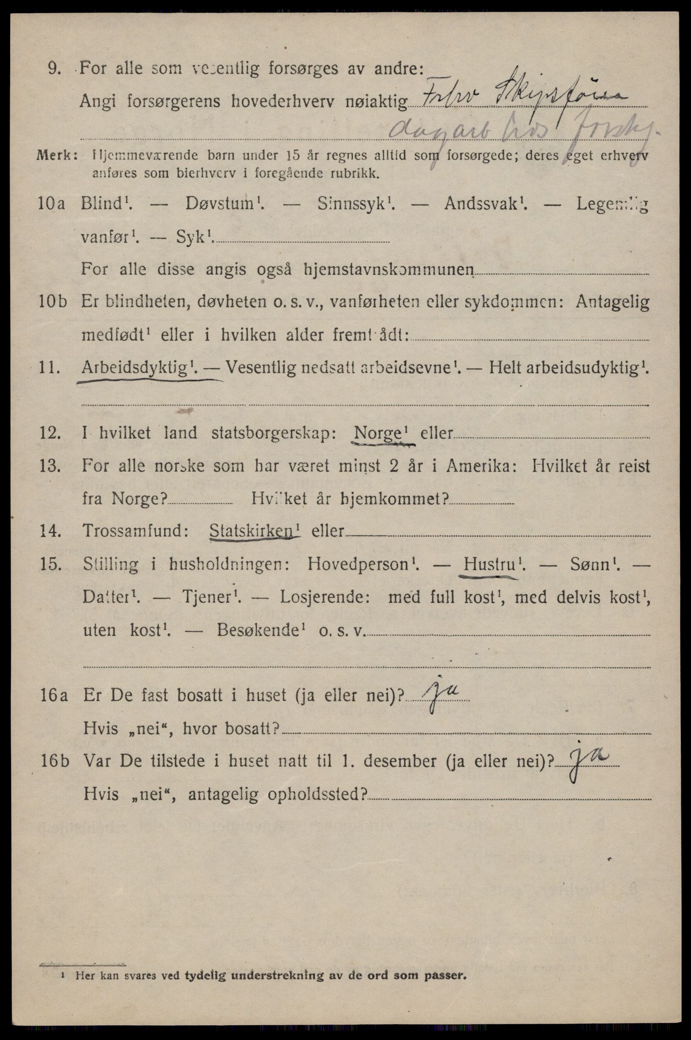 SAST, Folketelling 1920 for 1126 Hetland herred, 1920, s. 14458