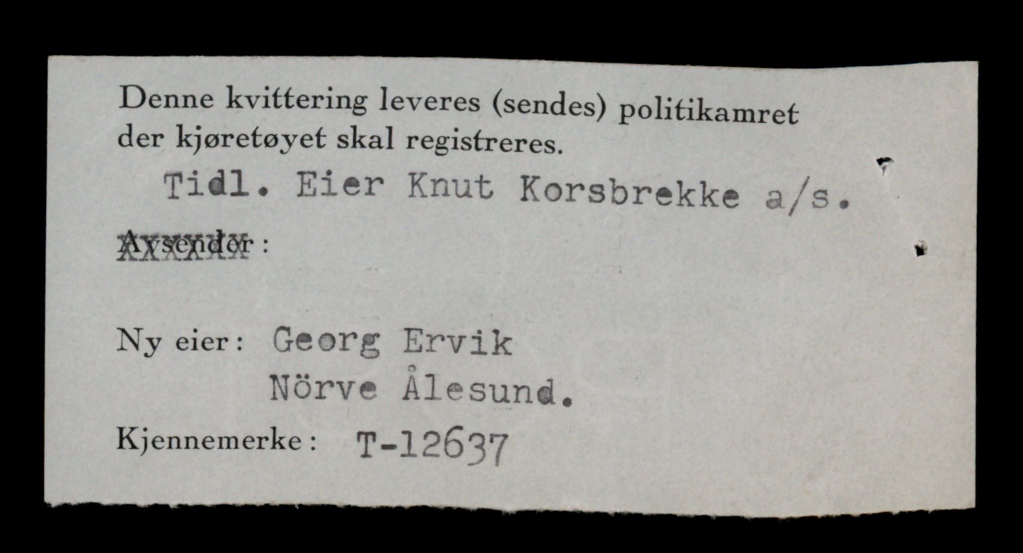 Møre og Romsdal vegkontor - Ålesund trafikkstasjon, AV/SAT-A-4099/F/Fe/L0034: Registreringskort for kjøretøy T 12500 - T 12652, 1927-1998, s. 2707