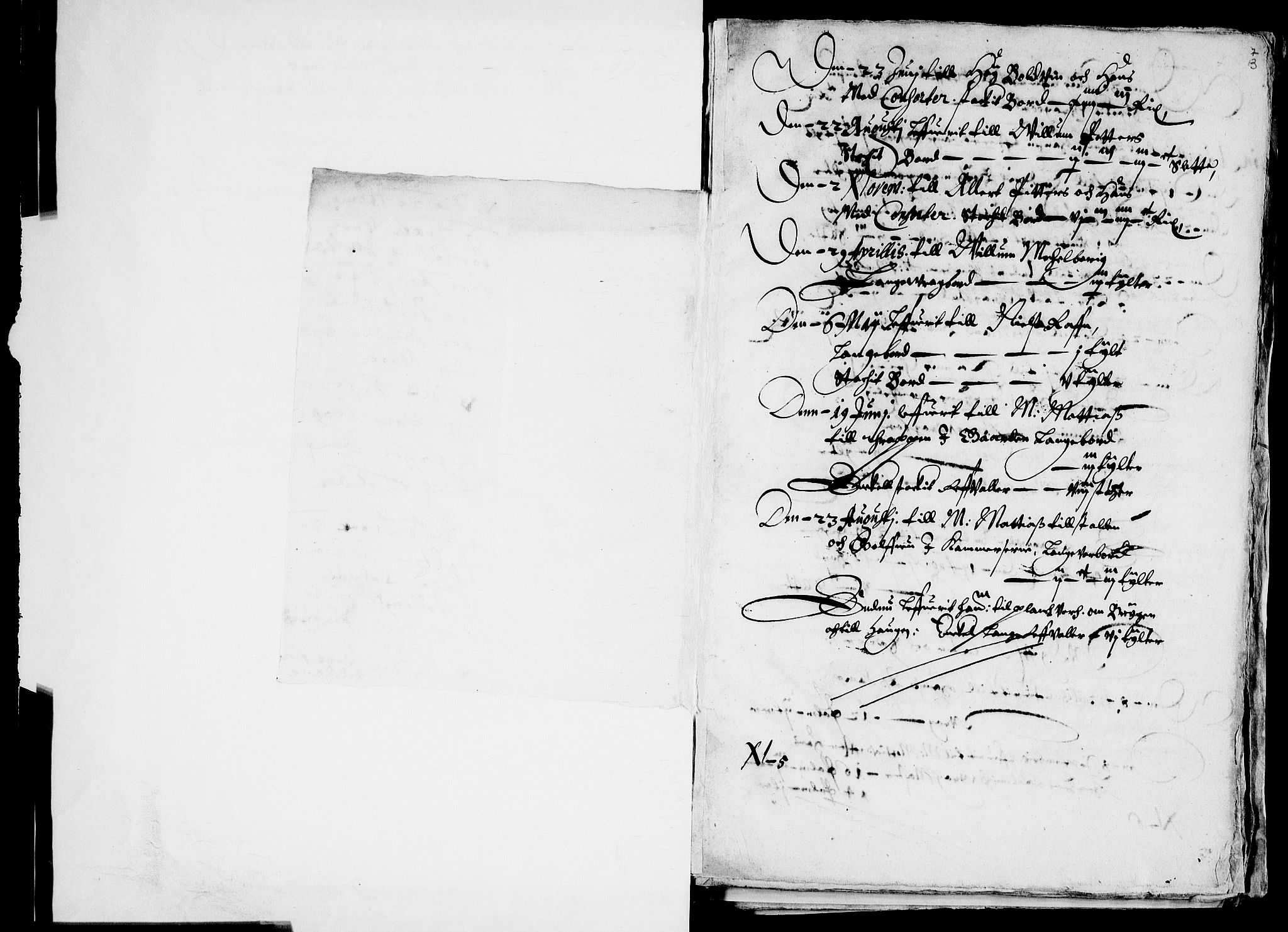 Danske Kanselli, Skapsaker, AV/RA-EA-4061/F/L0065: Skap 14, pakke 316, 1624-1706, s. 270