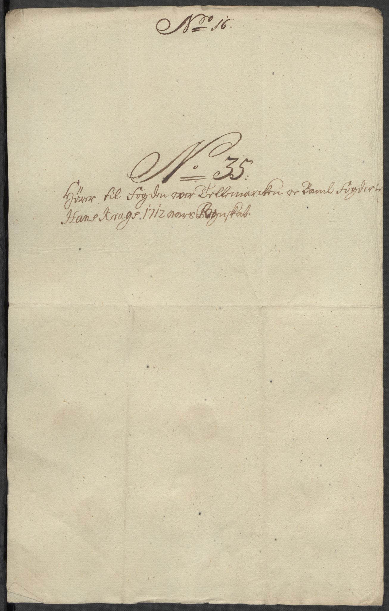 Rentekammeret inntil 1814, Reviderte regnskaper, Fogderegnskap, AV/RA-EA-4092/R36/L2123: Fogderegnskap Øvre og Nedre Telemark og Bamble, 1712, s. 288