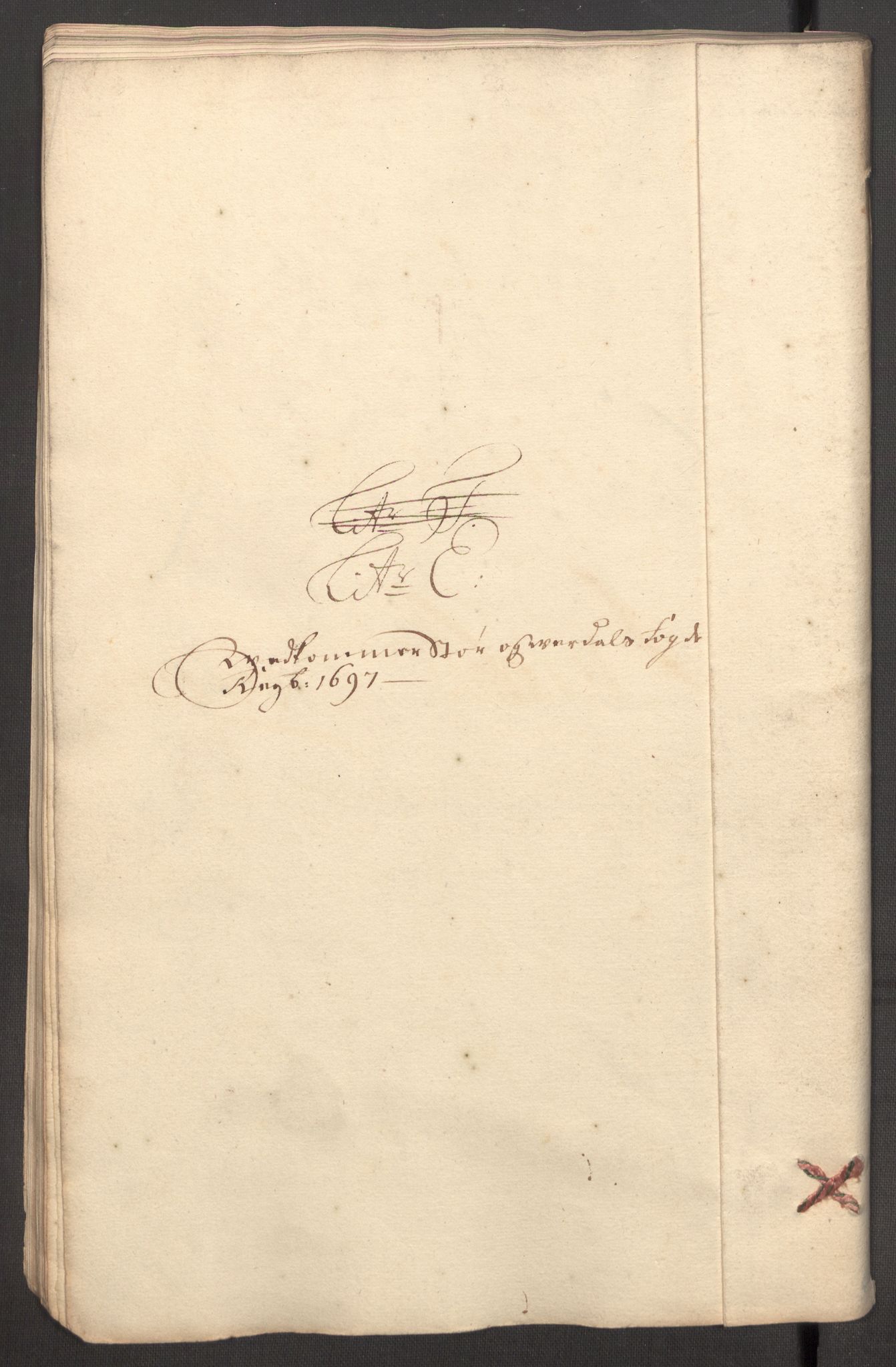 Rentekammeret inntil 1814, Reviderte regnskaper, Fogderegnskap, RA/EA-4092/R62/L4189: Fogderegnskap Stjørdal og Verdal, 1697, s. 95