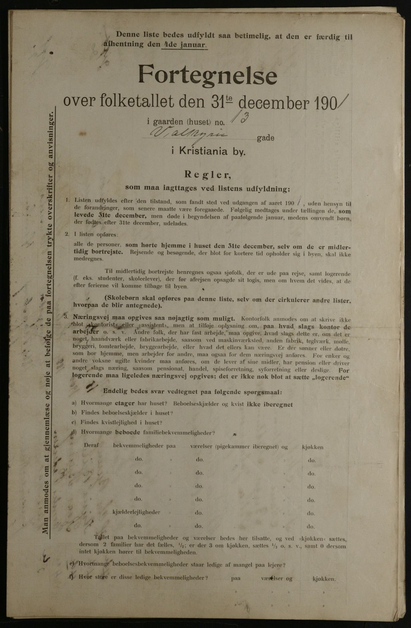 OBA, Kommunal folketelling 31.12.1901 for Kristiania kjøpstad, 1901, s. 18677