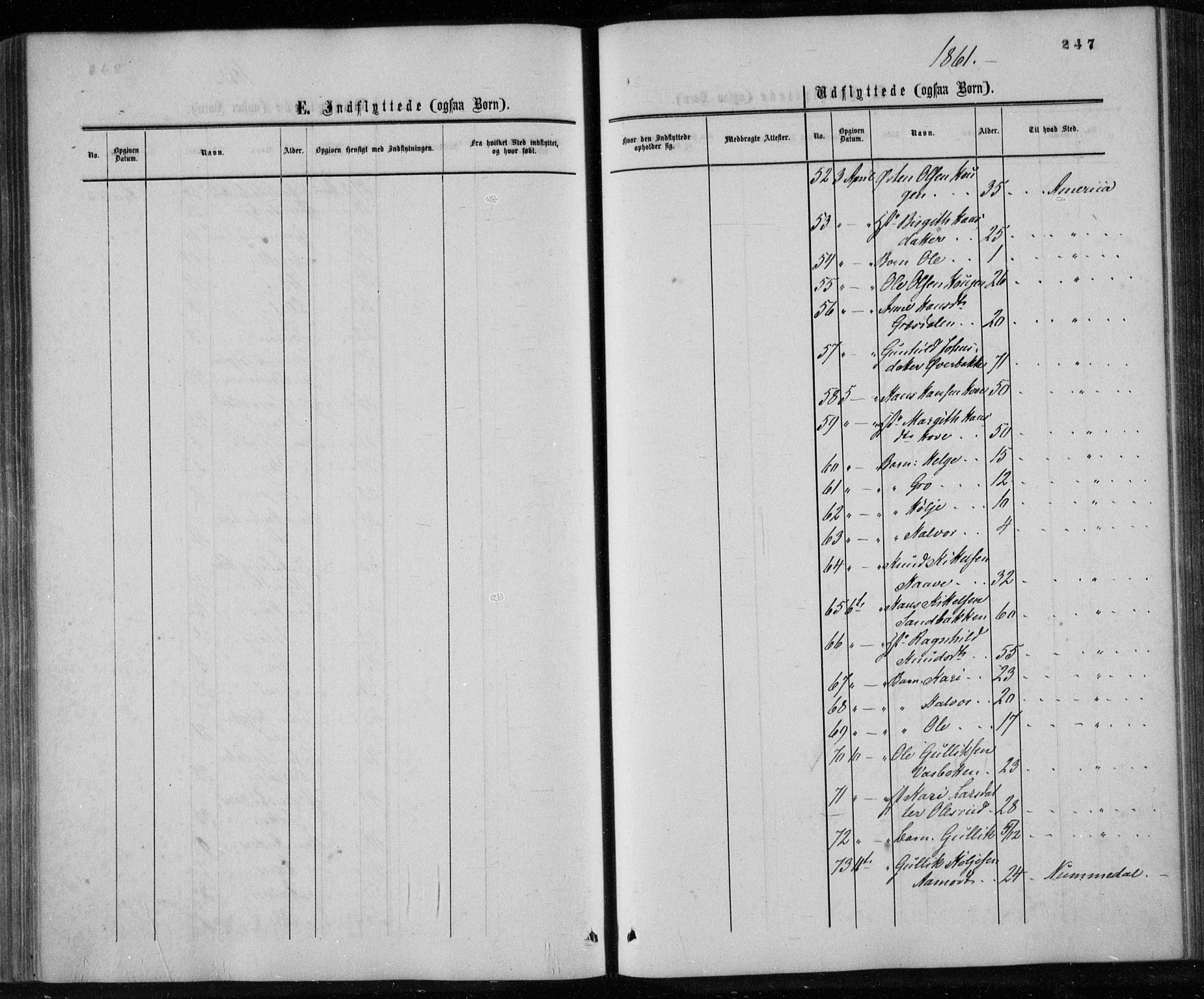 Gransherad kirkebøker, SAKO/A-267/F/Fa/L0003: Ministerialbok nr. I 3, 1859-1870, s. 247