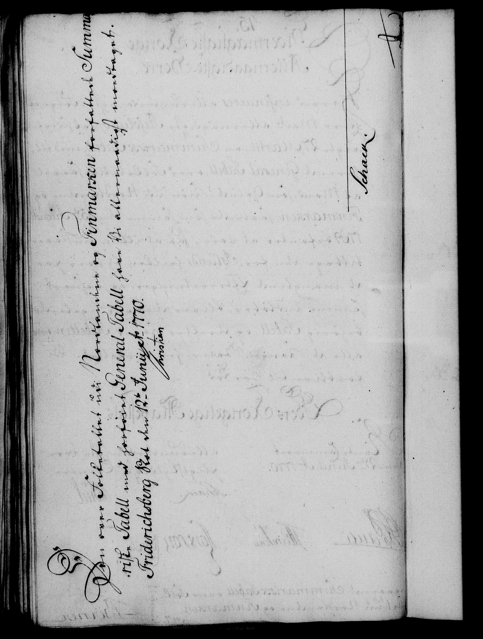 Rentekammeret, Kammerkanselliet, RA/EA-3111/G/Gf/Gfa/L0052: Norsk relasjons- og resolusjonsprotokoll (merket RK 52.52), 1770, s. 215