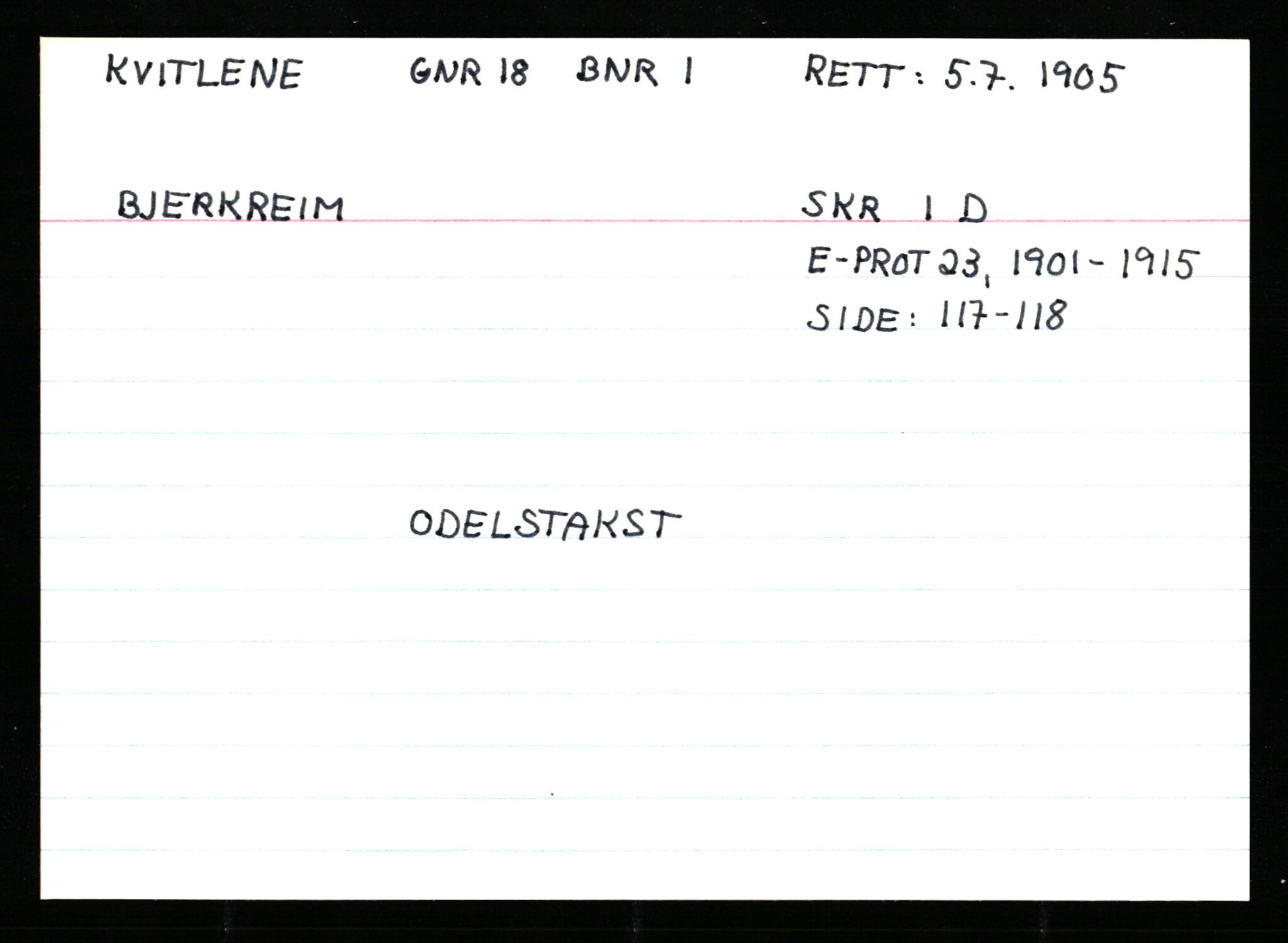 Statsarkivet i Stavanger, AV/SAST-A-101971/03/Y/Ym/L0033: Åstedskort sortert etter gårdsnavn: Kvelland - Lagestranden, 1600-1950, s. 240