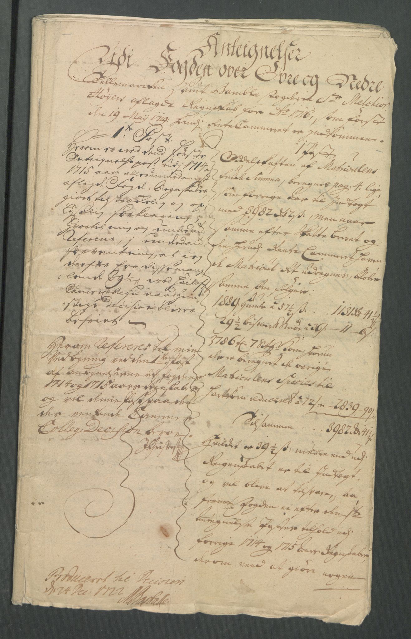 Rentekammeret inntil 1814, Reviderte regnskaper, Fogderegnskap, AV/RA-EA-4092/R36/L2128: Fogderegnskap Øvre og Nedre Telemark og Bamble, 1716, s. 393