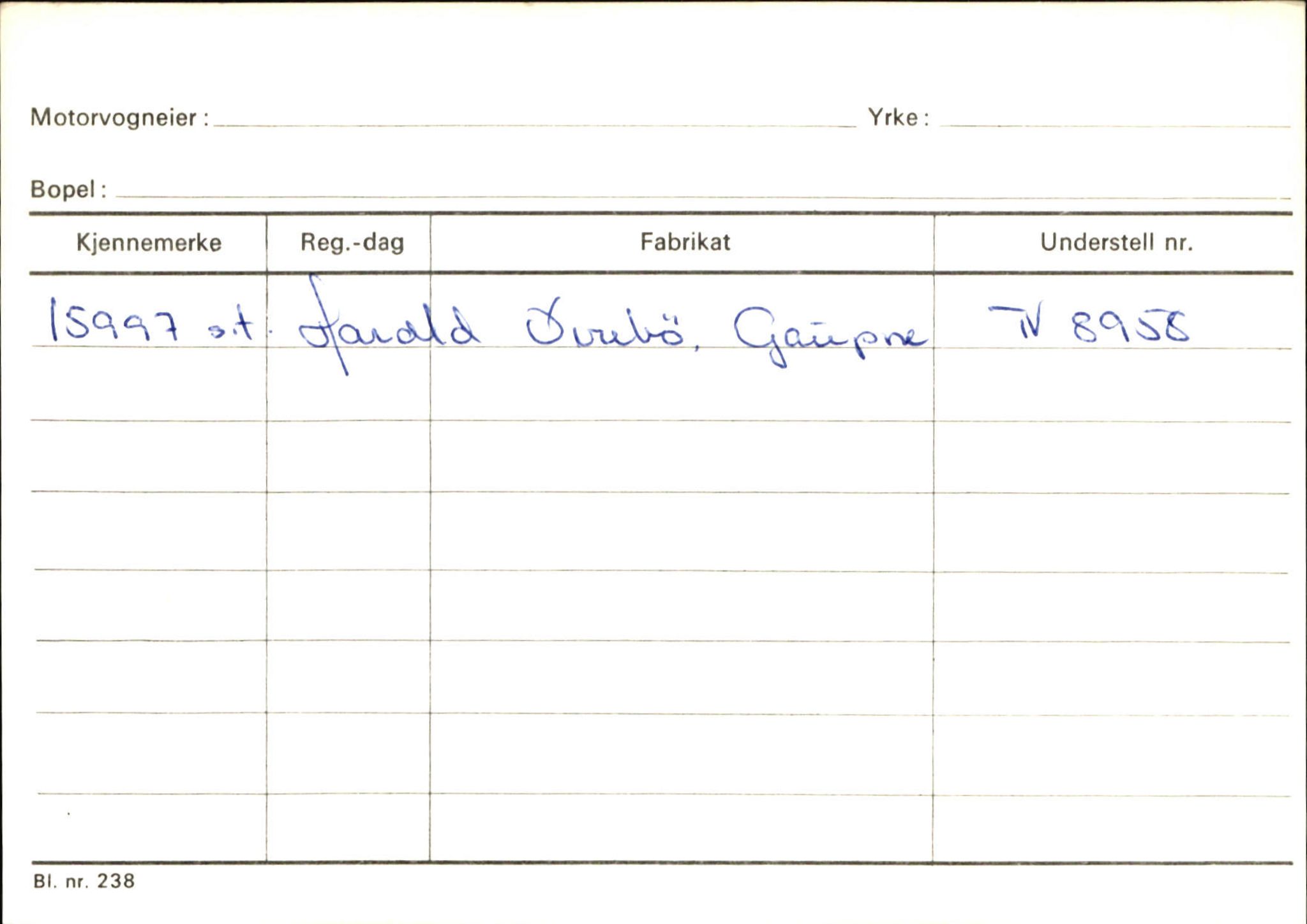 Statens vegvesen, Sogn og Fjordane vegkontor, SAB/A-5301/4/F/L0126: Eigarregister Fjaler M-Å. Leikanger A-Å, 1945-1975, s. 2312