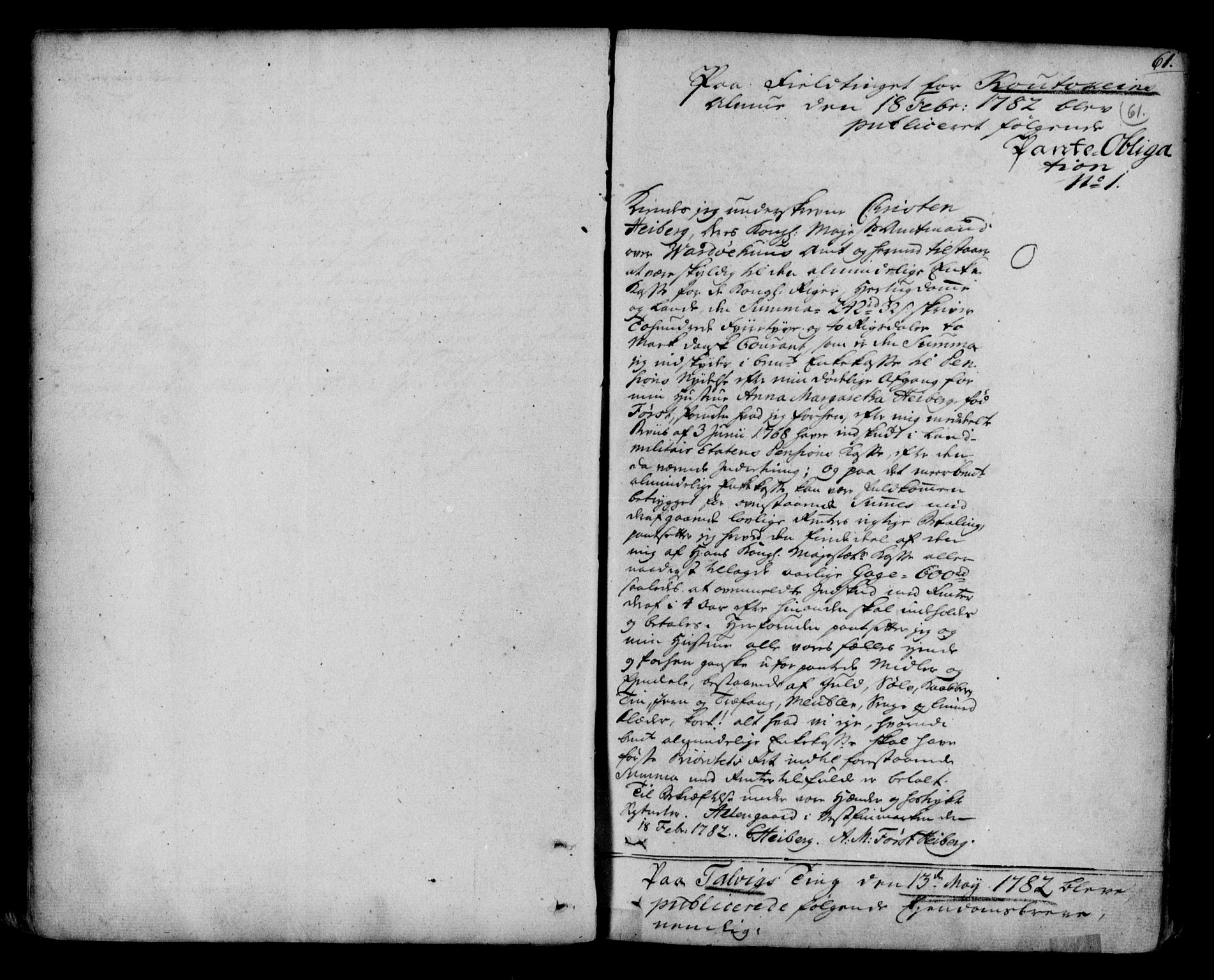 Finnmark sorenskriveri, SATØ/S-0053/G/Gb/L0001pb: Pantebok nr. 1, 1776-1794, s. 61