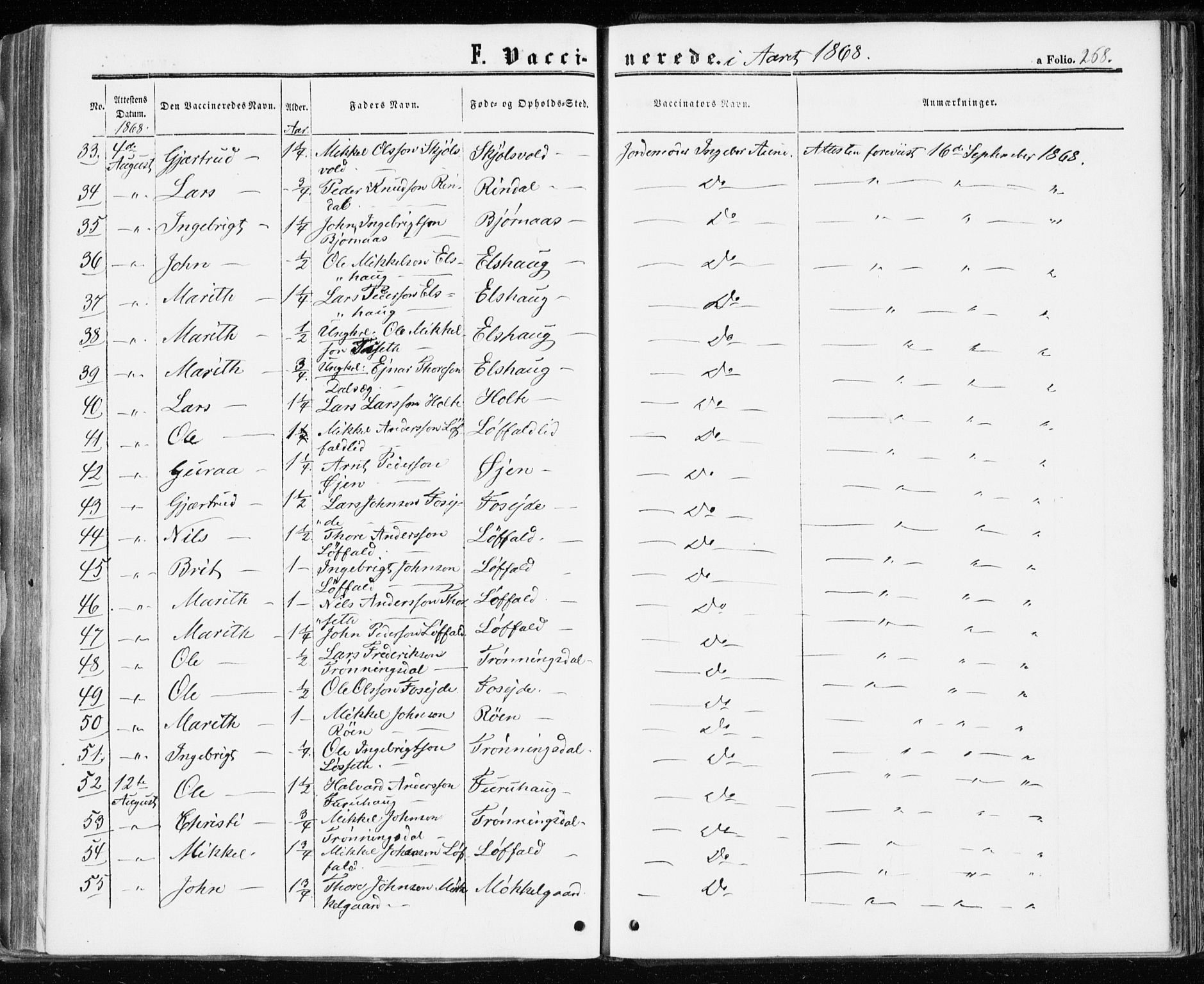 Ministerialprotokoller, klokkerbøker og fødselsregistre - Møre og Romsdal, AV/SAT-A-1454/598/L1067: Ministerialbok nr. 598A01, 1858-1871, s. 268