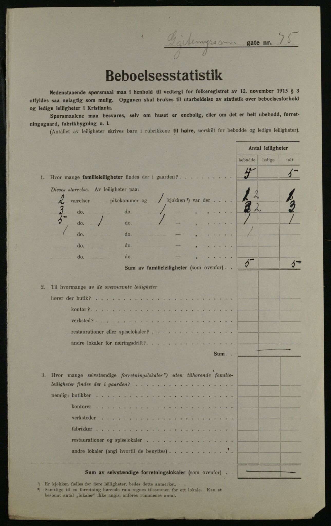 OBA, Kommunal folketelling 1.12.1923 for Kristiania, 1923, s. 32851