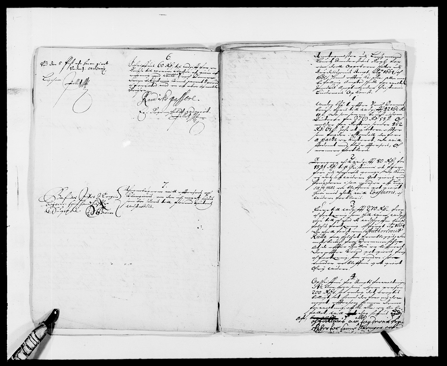 Rentekammeret inntil 1814, Reviderte regnskaper, Fogderegnskap, RA/EA-4092/R39/L2296: Fogderegnskap Nedenes, 1664-1666, s. 387
