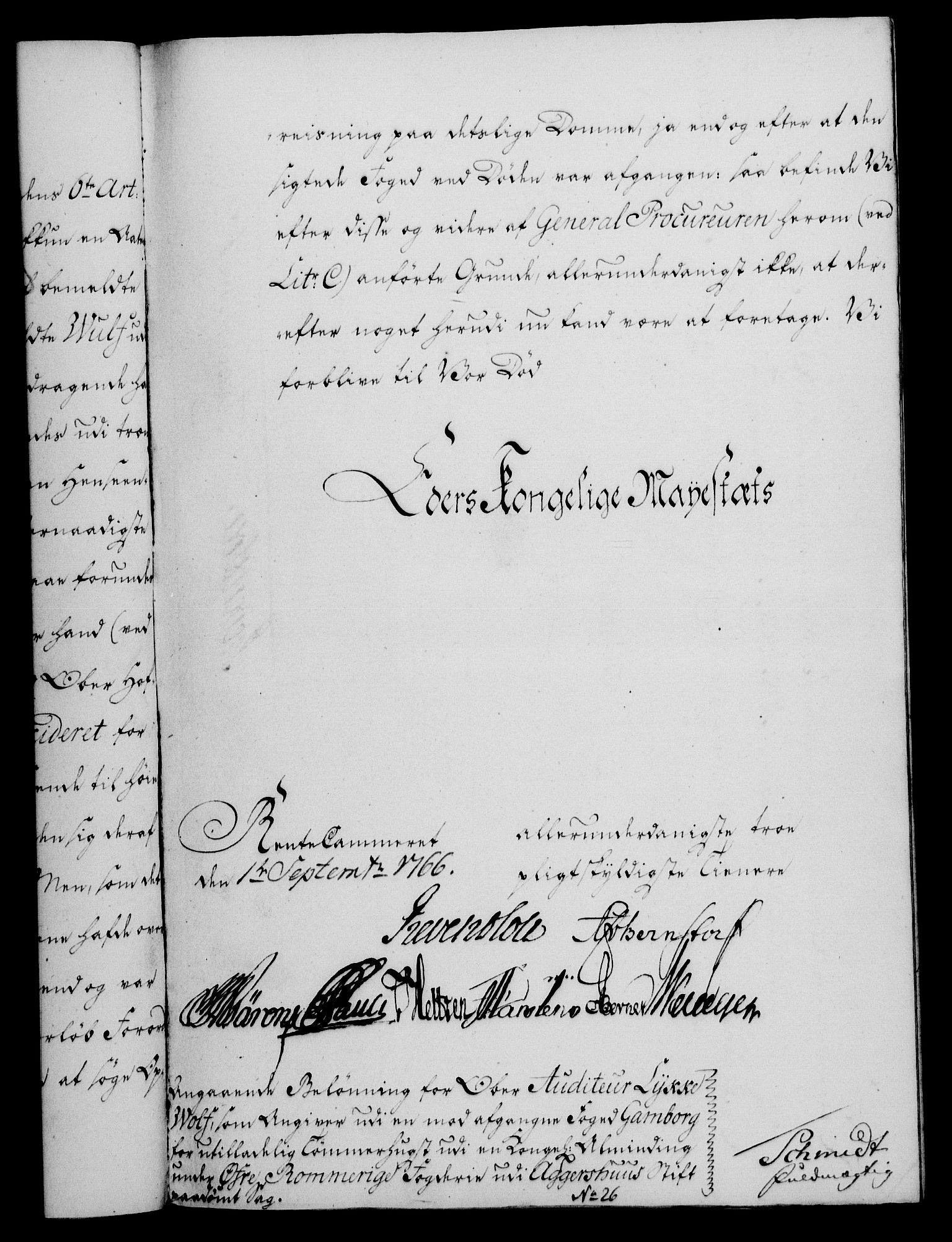 Rentekammeret, Kammerkanselliet, RA/EA-3111/G/Gf/Gfa/L0048: Norsk relasjons- og resolusjonsprotokoll (merket RK 52.48), 1766, s. 334