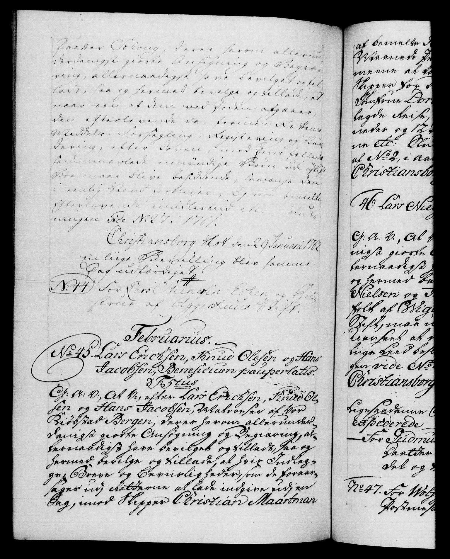 Danske Kanselli 1572-1799, RA/EA-3023/F/Fc/Fca/Fcaa/L0041: Norske registre, 1760-1762, s. 649b