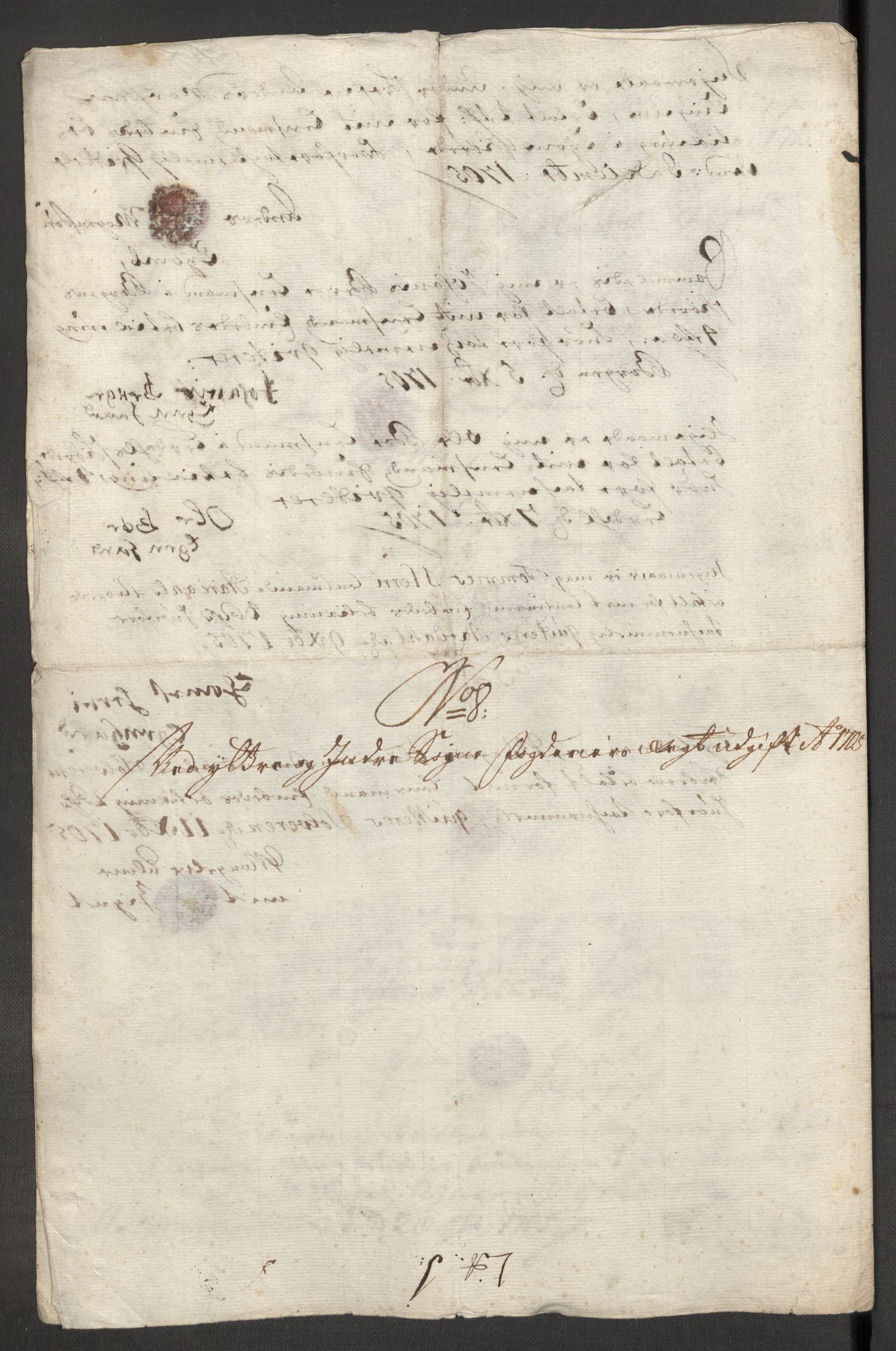 Rentekammeret inntil 1814, Reviderte regnskaper, Fogderegnskap, RA/EA-4092/R52/L3314: Fogderegnskap Sogn, 1705-1707, s. 165